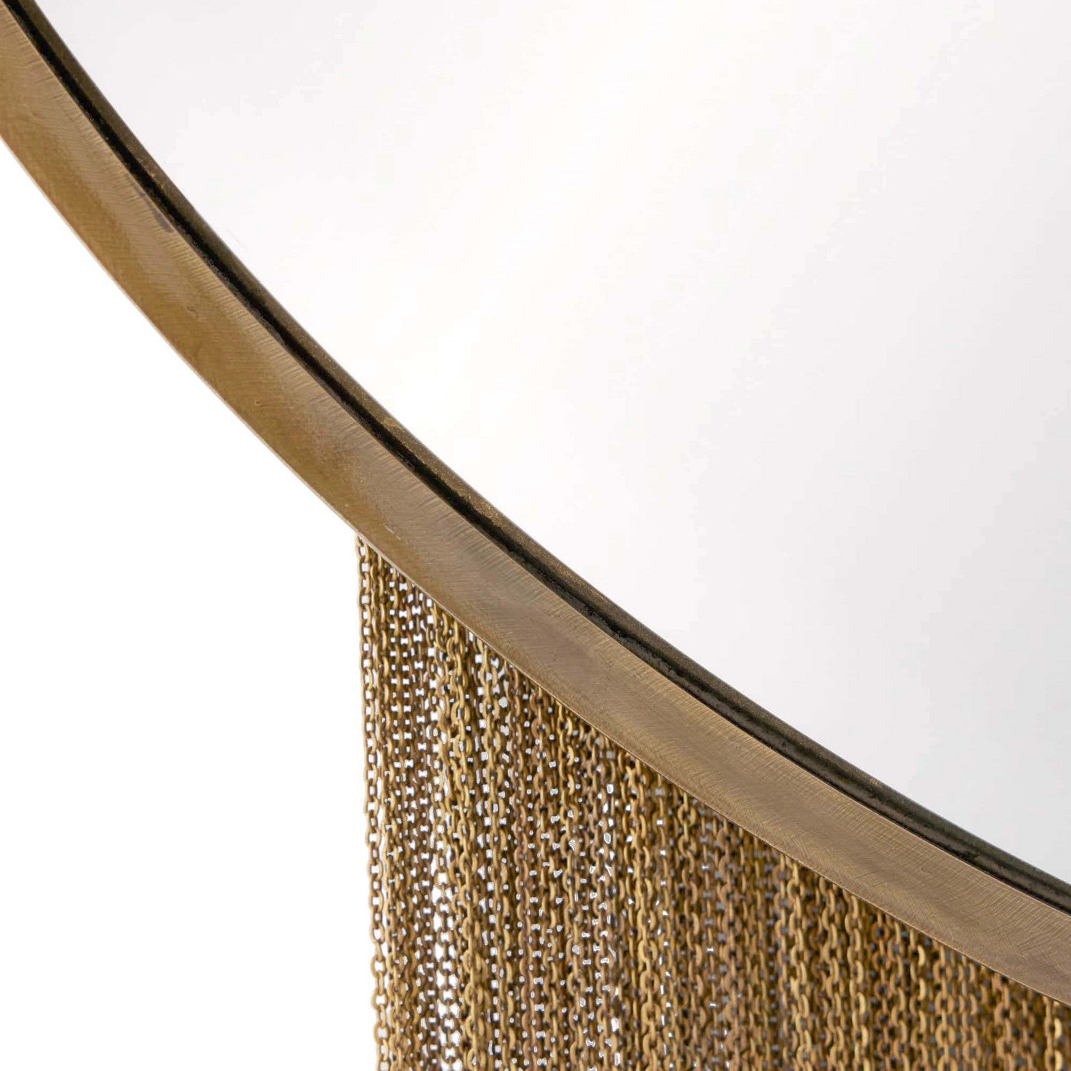 Mirror from the Winchester collection in Antique Brass finish