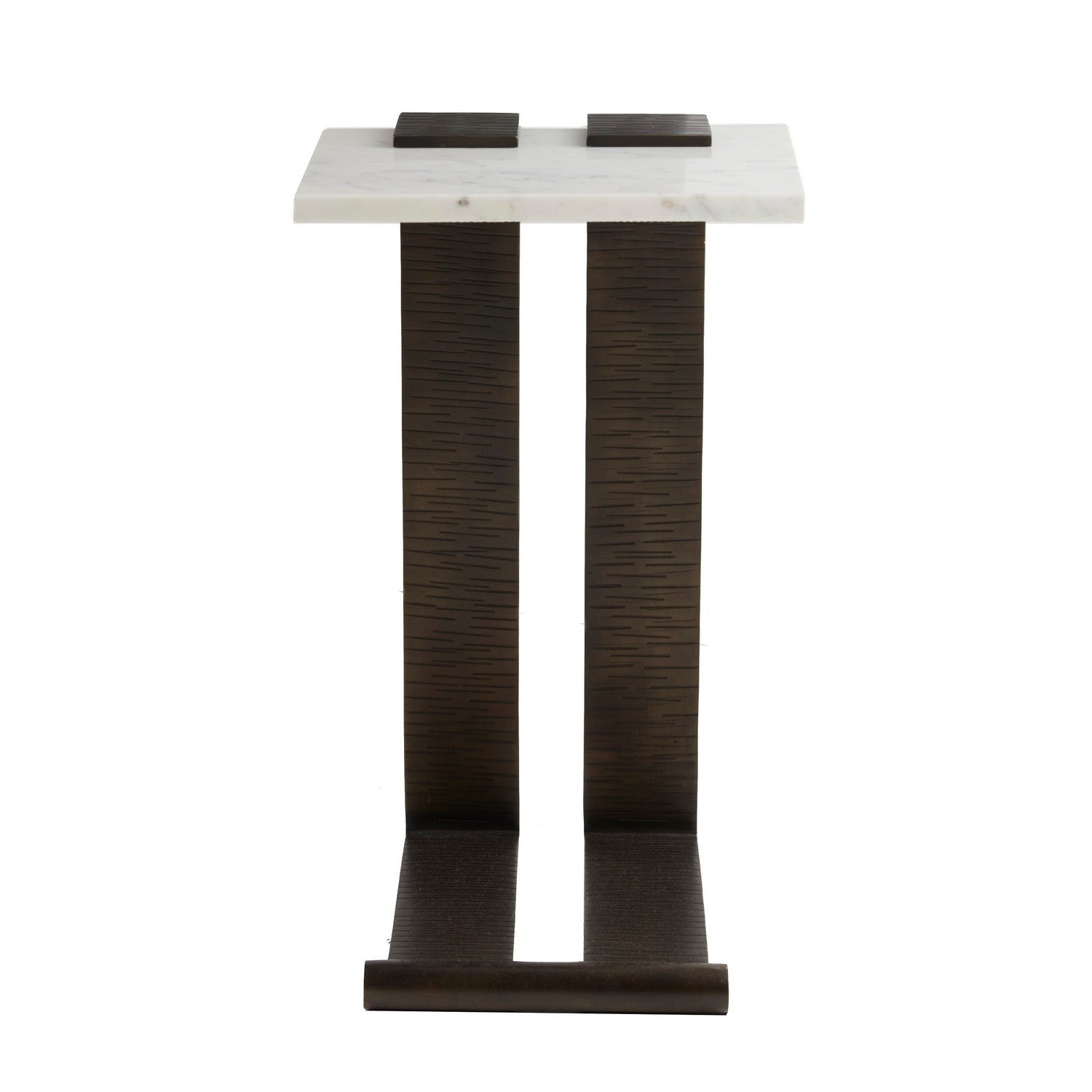 Accent Table from the McClain collection in White Marble finish