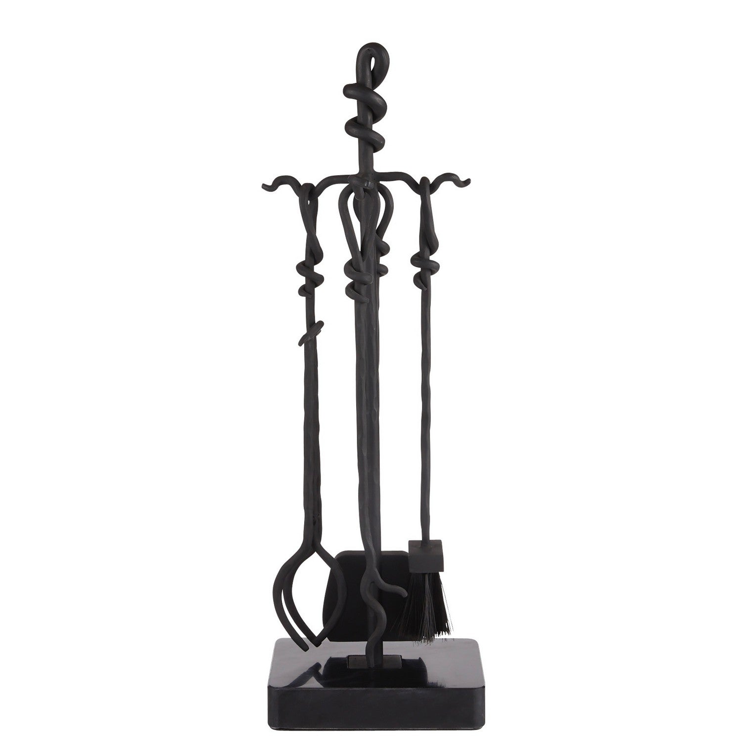 Fireplace Toolset from the Denison collection in Blackened Iron finish