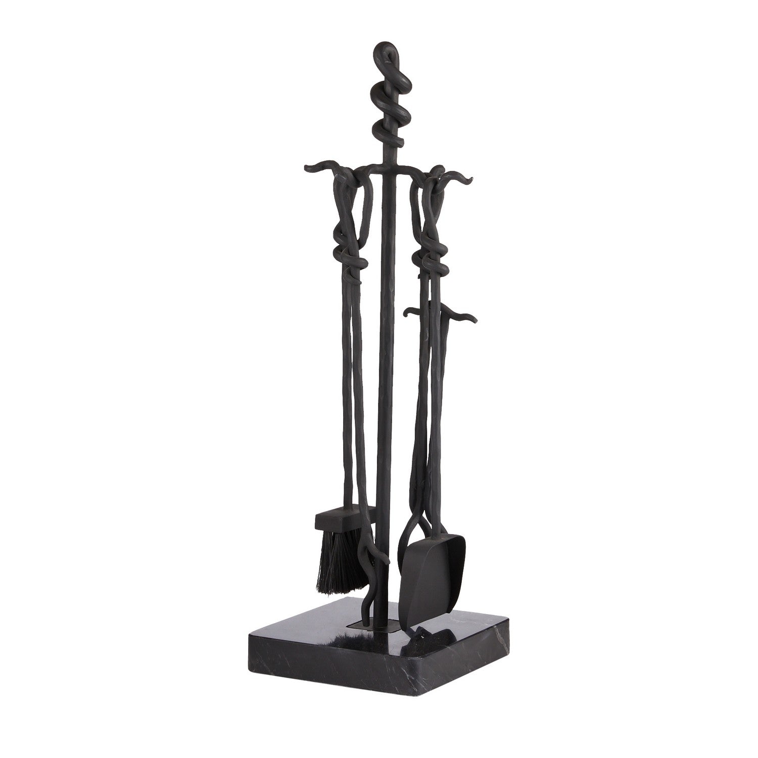 Fireplace Toolset from the Denison collection in Blackened Iron finish