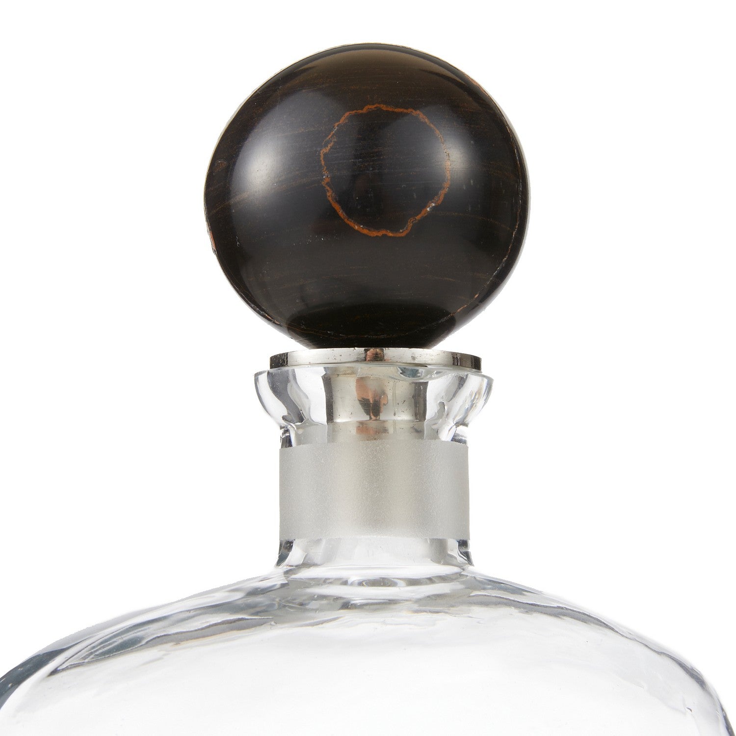 Decanters, Set of 2 from the Eaves collection in Clear/Bengal finish