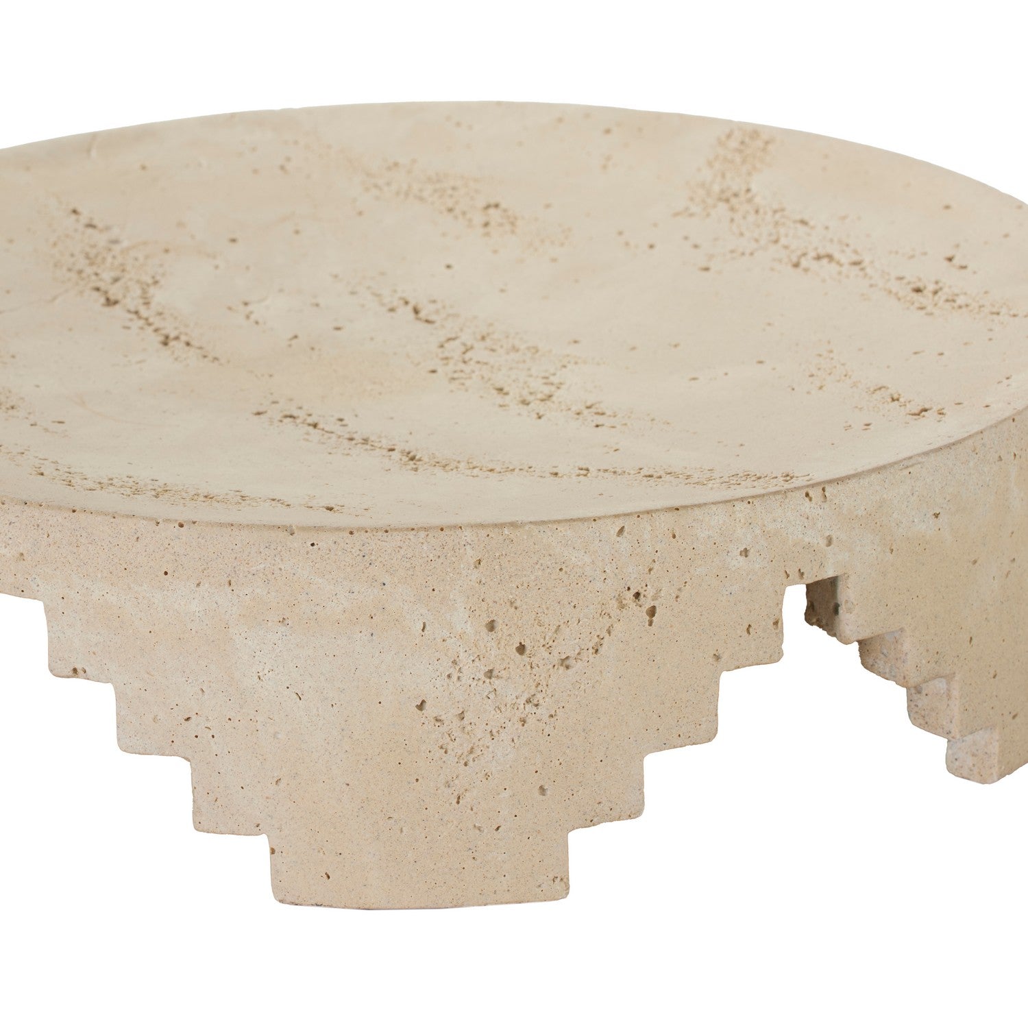 Centerpiece from the Cornwall collection in Faux Travertine finish