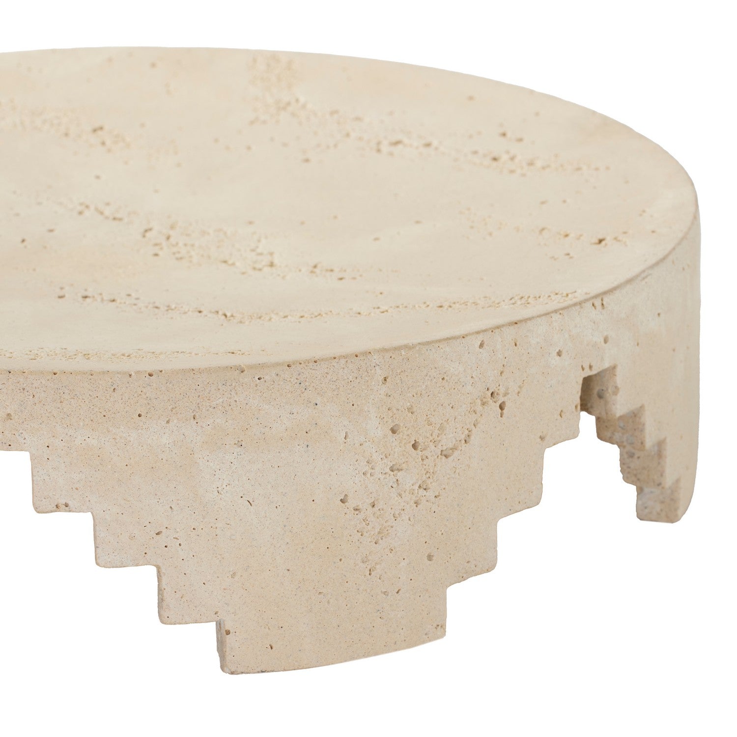 Centerpiece from the Cornwall collection in Faux Travertine finish