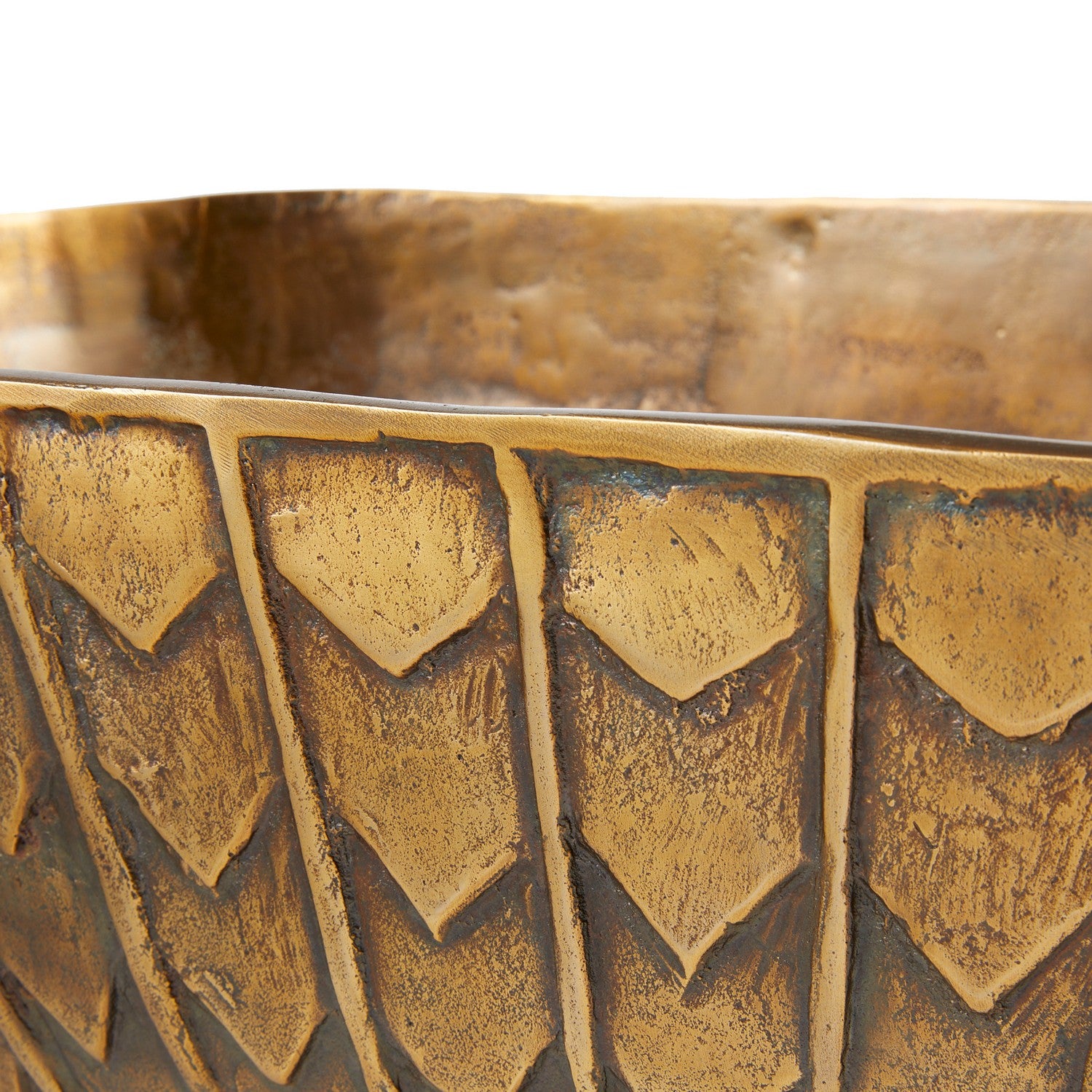 Centerpiece from the Ezekial collection in Antique Brass finish