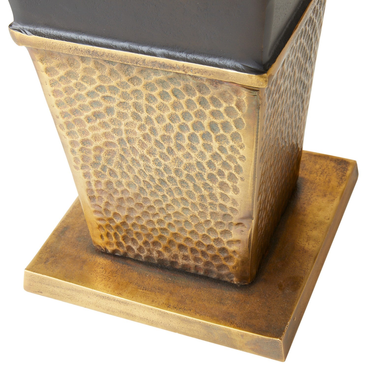 Planter from the Chaparral collection in Bronze/Antique Brass/Polished Nickel finish