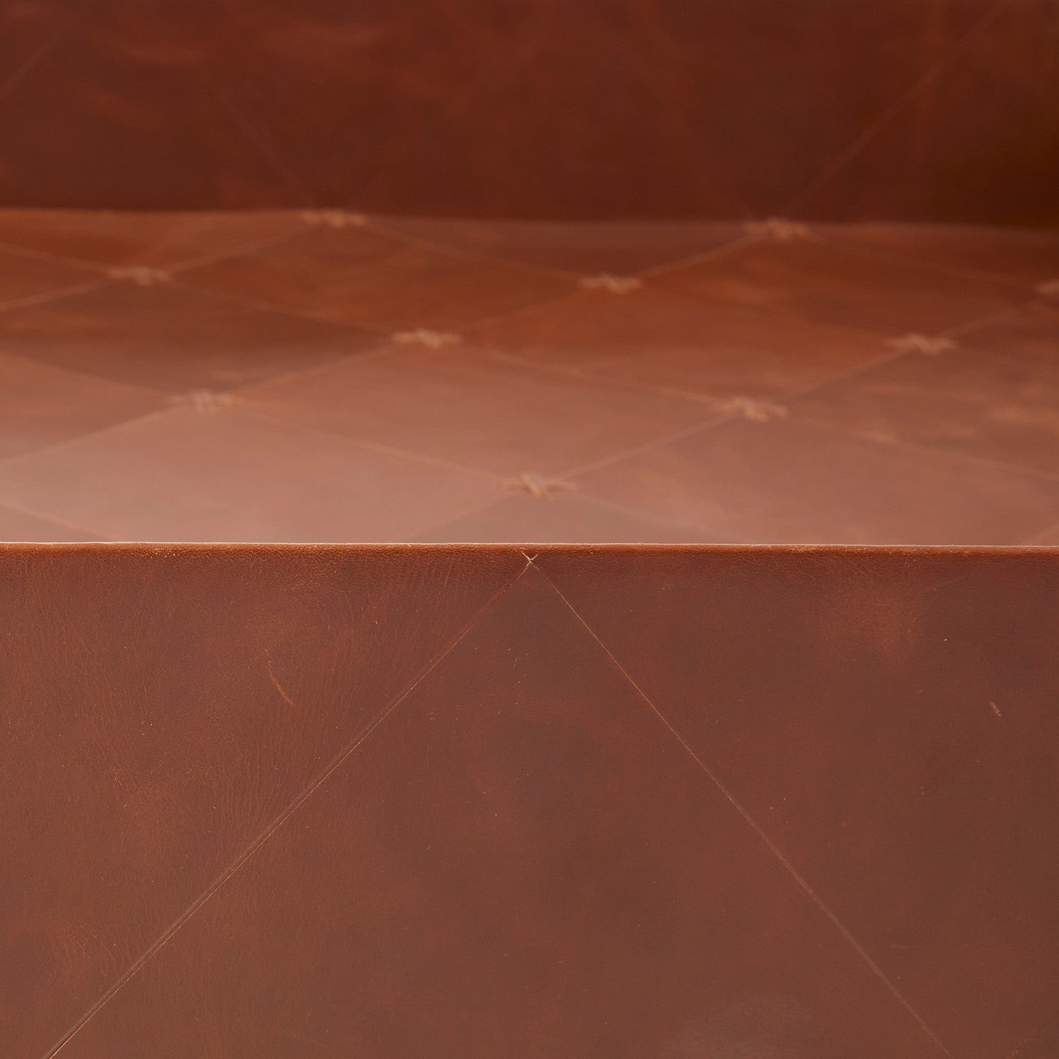 Tray from the Channing collection in Cognac finish