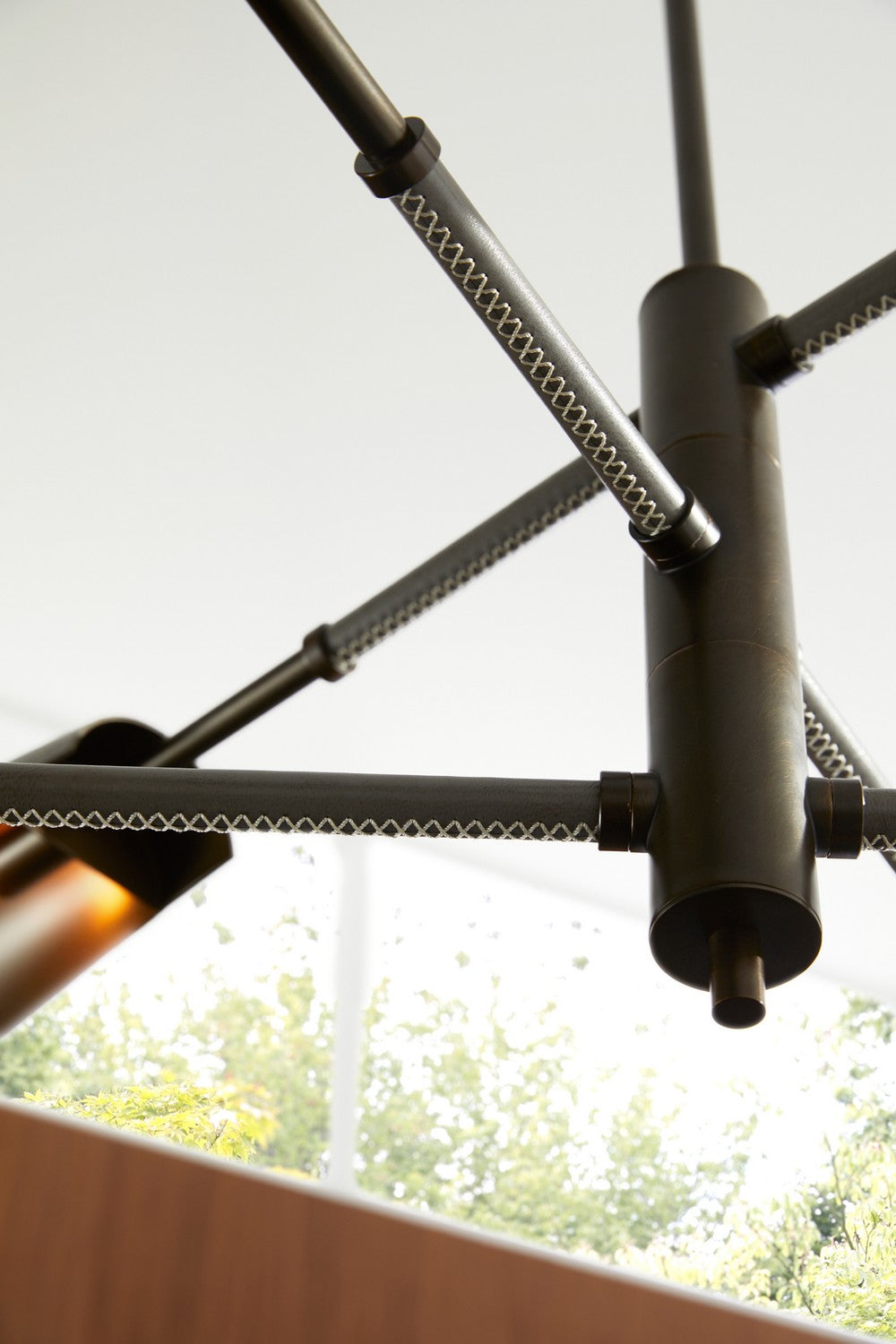 LED Chandelier from the Estevan collection in English Bronze/Graphite finish