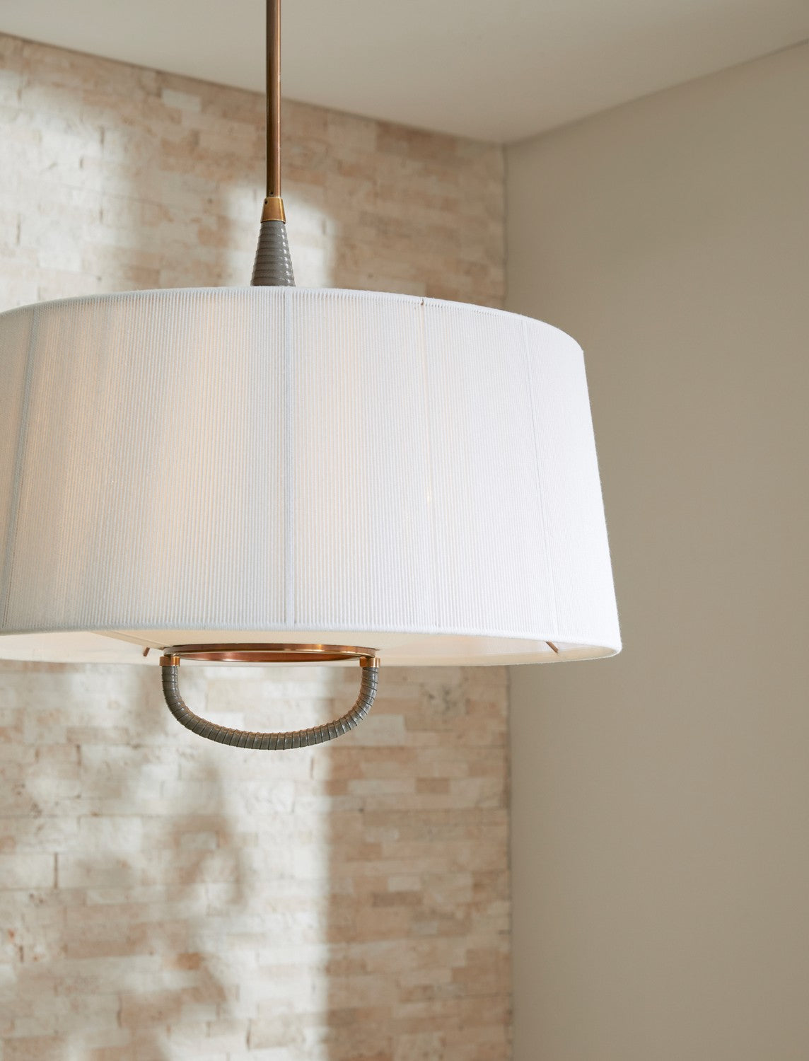 Six Light Pendant from the Middlebury collection in Graphite/Graphite/Heritage Brass finish