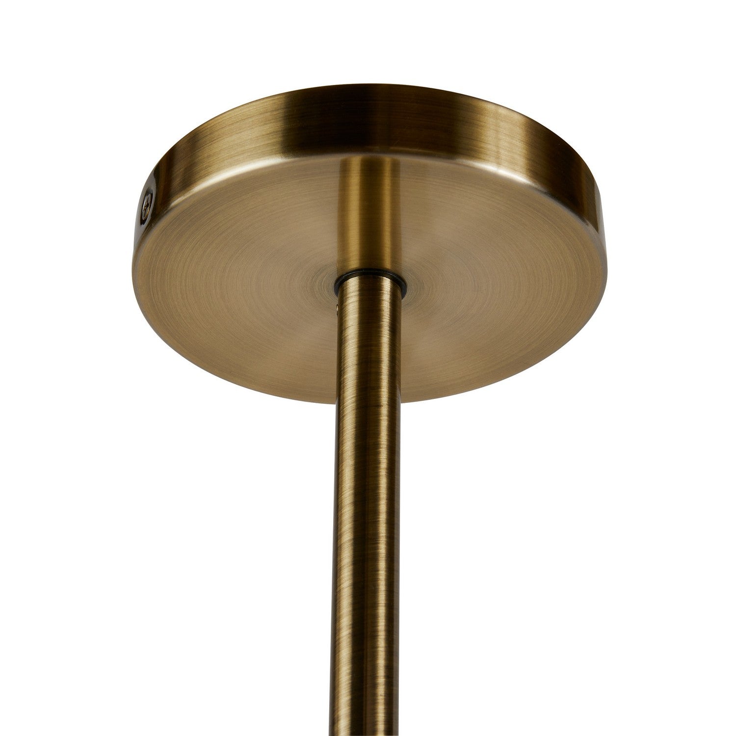 One Light Pendant from the Cabrera collection in Natural/Antique Brass finish