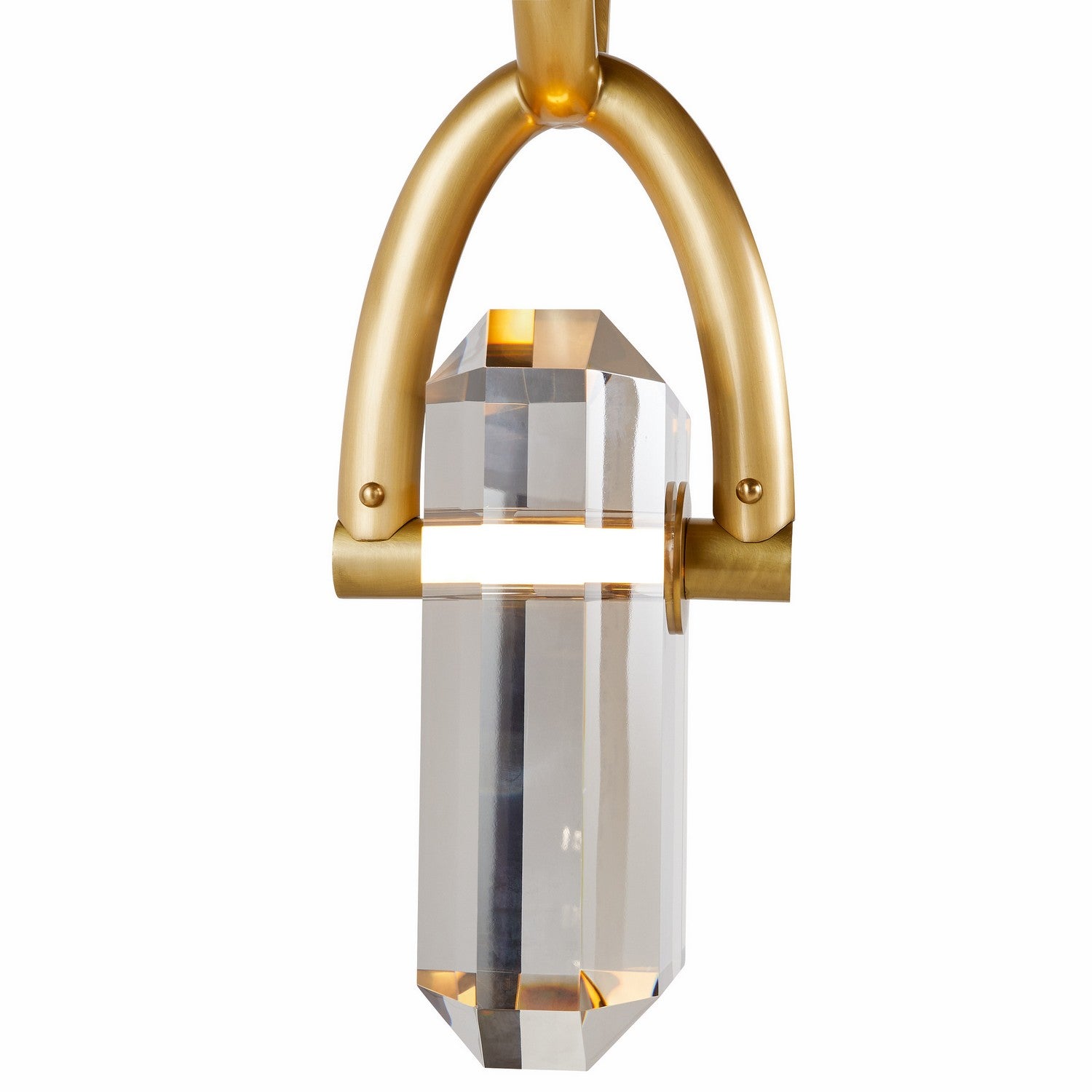 LED Pendant from the Estate collection in Smoke/Antique Brass finish