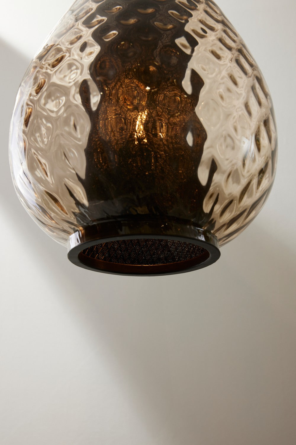 One Light Pendant from the Eureka collection in Smoke/Bronze finish