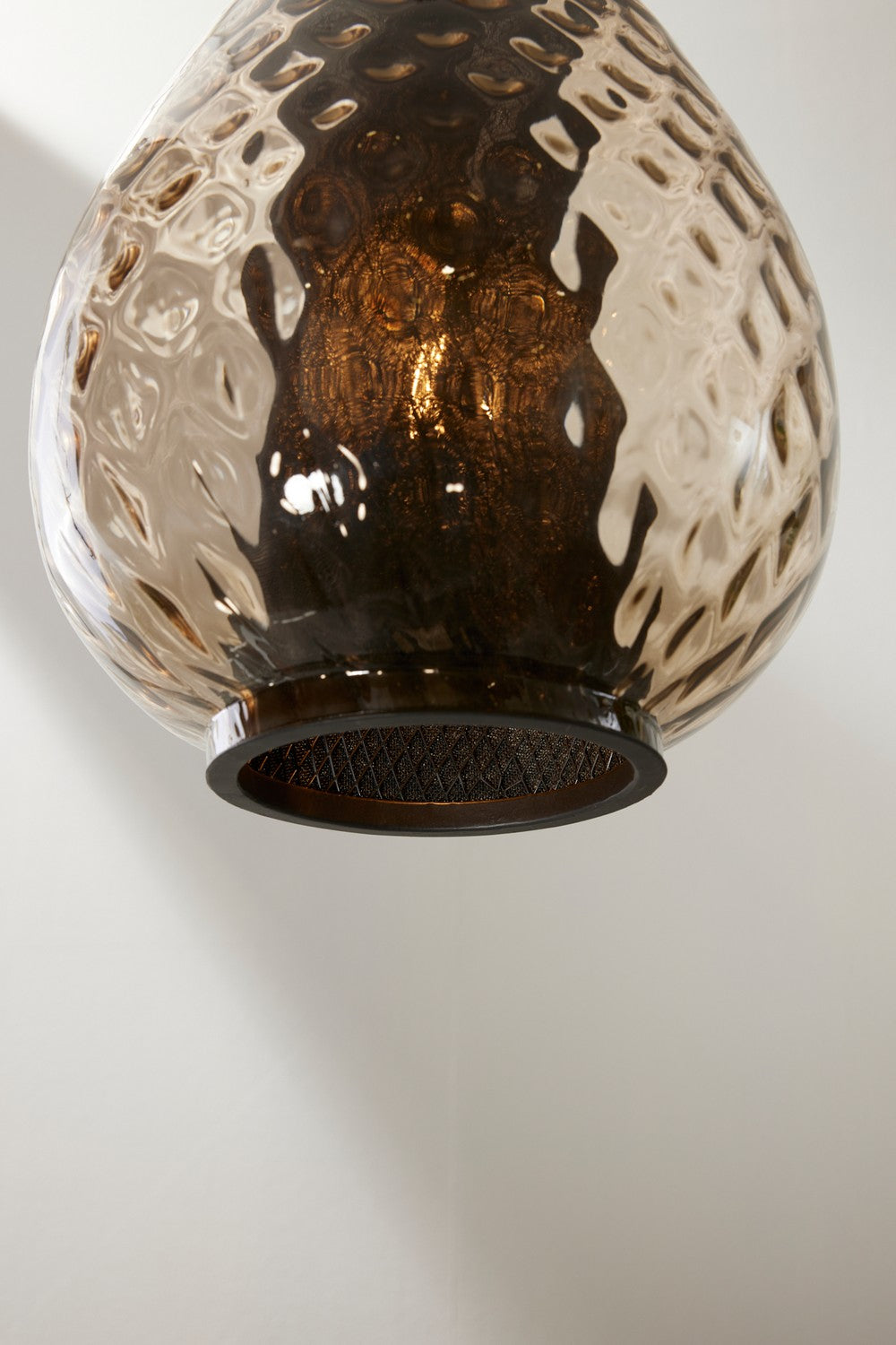 One Light Pendant from the Eureka collection in Smoke/Bronze finish