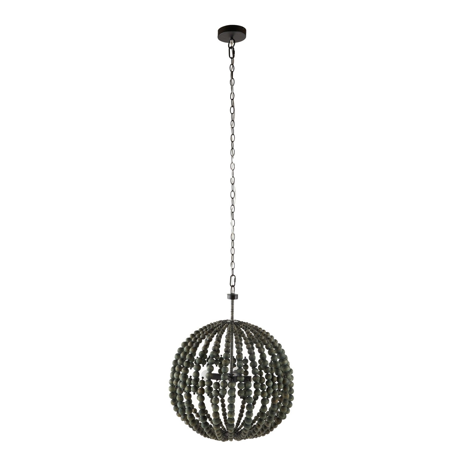 Four Light Chandelier from the Emma collection in Dark Gray Wash/Dark Gray Wash finish