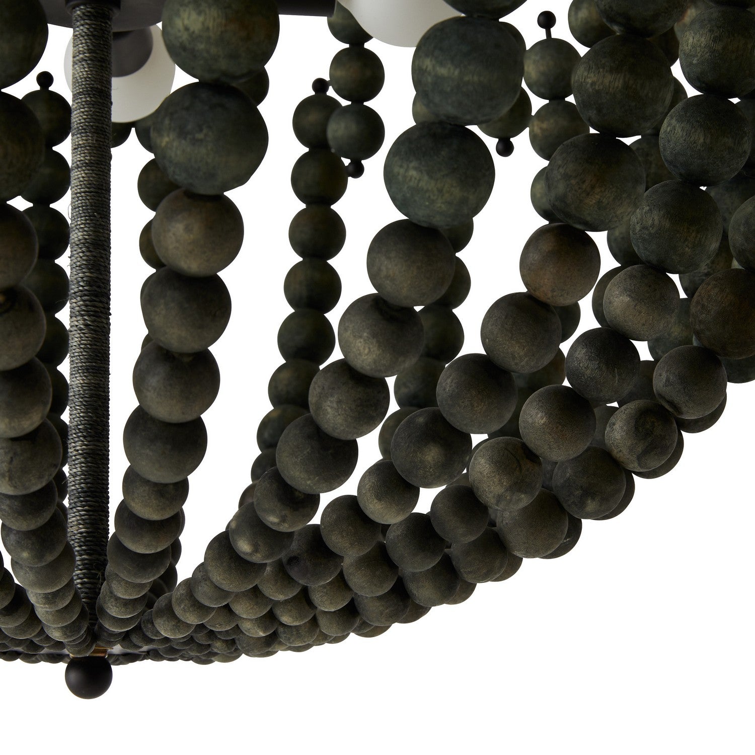 Four Light Chandelier from the Emma collection in Dark Gray Wash/Dark Gray Wash finish