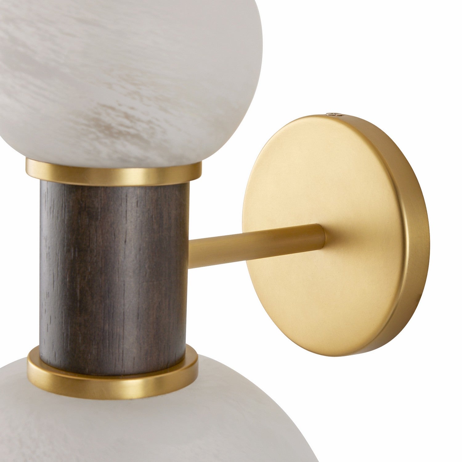 Two Light Wall Sconce from the Cheyanne collection in Opal Swirl/Gray Wash finish