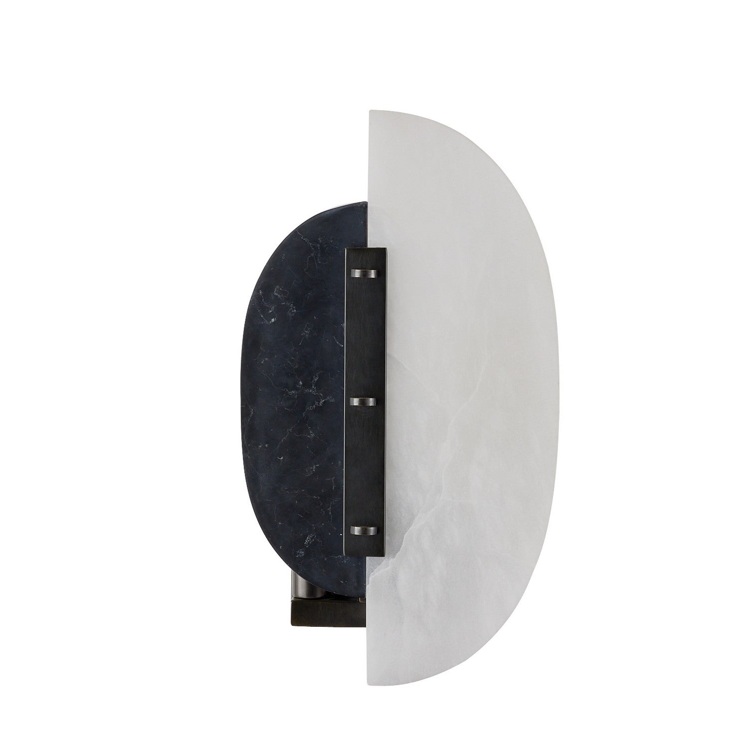 Two Light Wall Sconce from the Kianna collection in White/Black/English Bronze finish