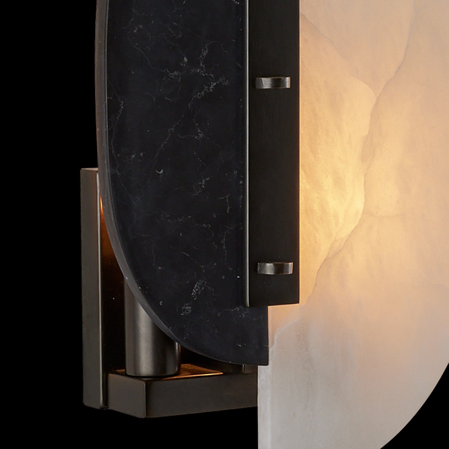 Two Light Wall Sconce from the Kianna collection in White/Black/English Bronze finish