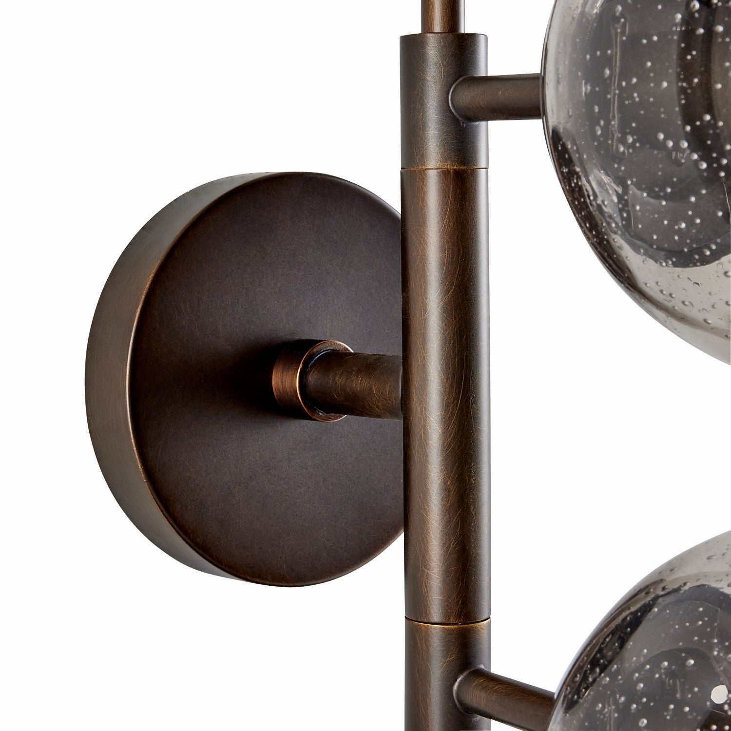 Four Light Wall Sconce from the Christelle collection in Smoke/English Bronze finish