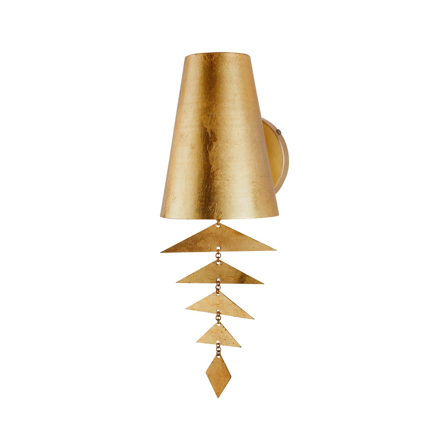 One Light Wall Sconce from the Ellie collection in Gold Leaf finish