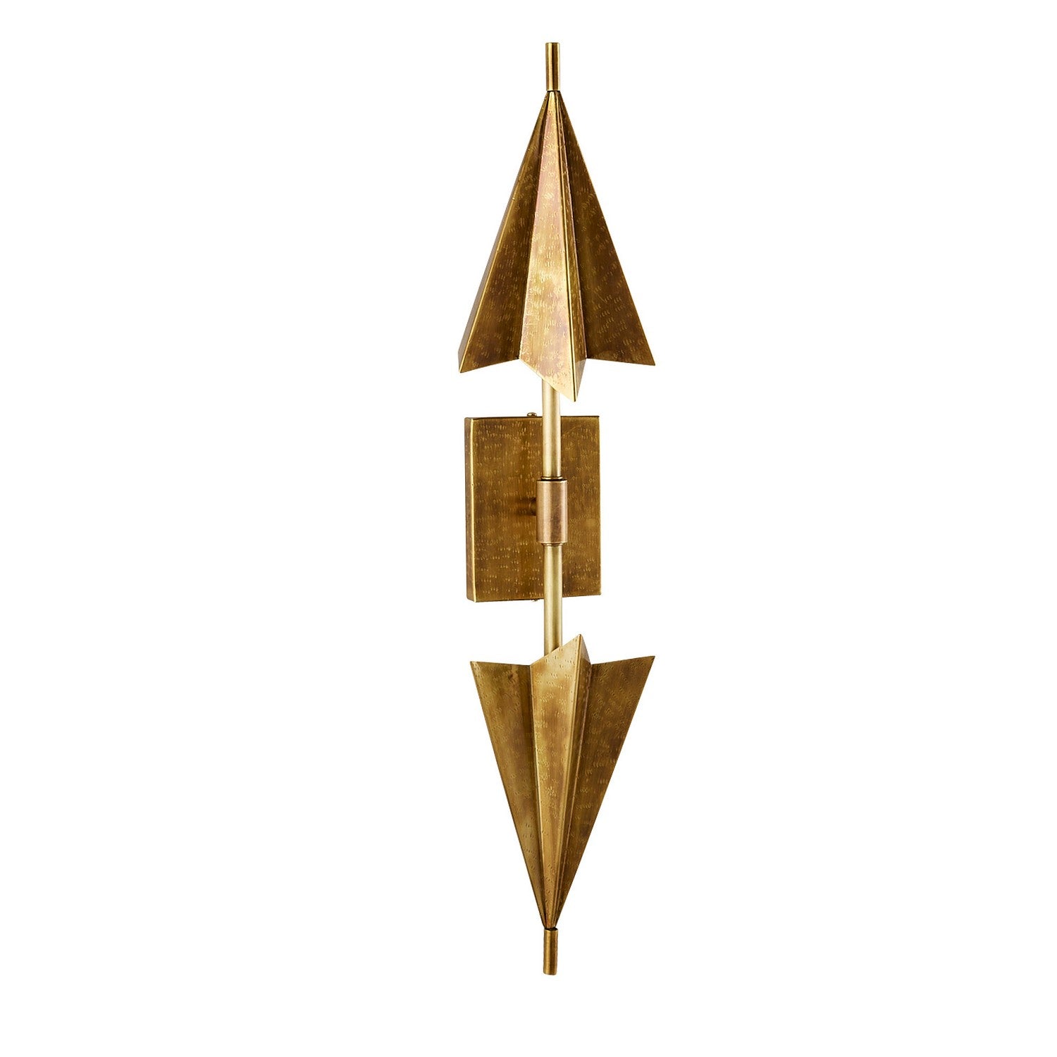 Two Light Wall Sconce from the Canary collection in Antique Brass finish