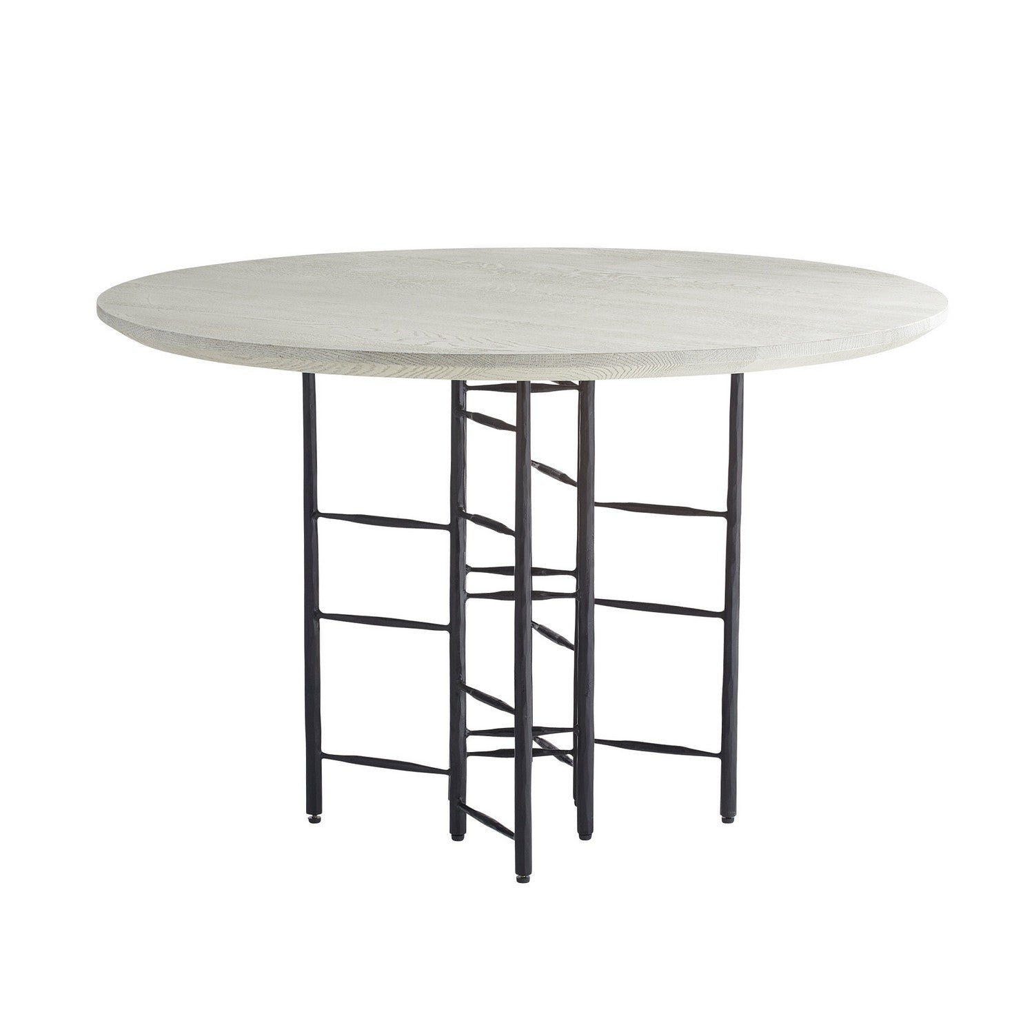 Entry Table from the Enito collection in Smoke/Blackened Iron finish