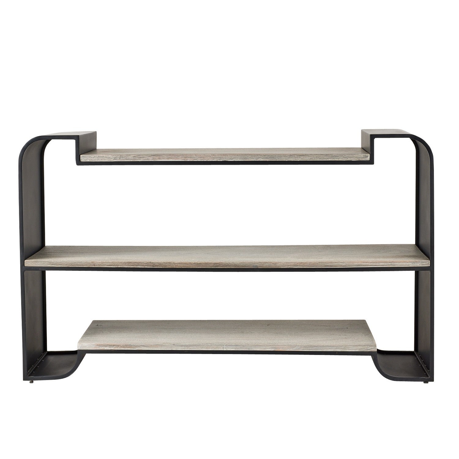 Bookshelf from the Epton collection in Smoke/Blackened Bronze finish