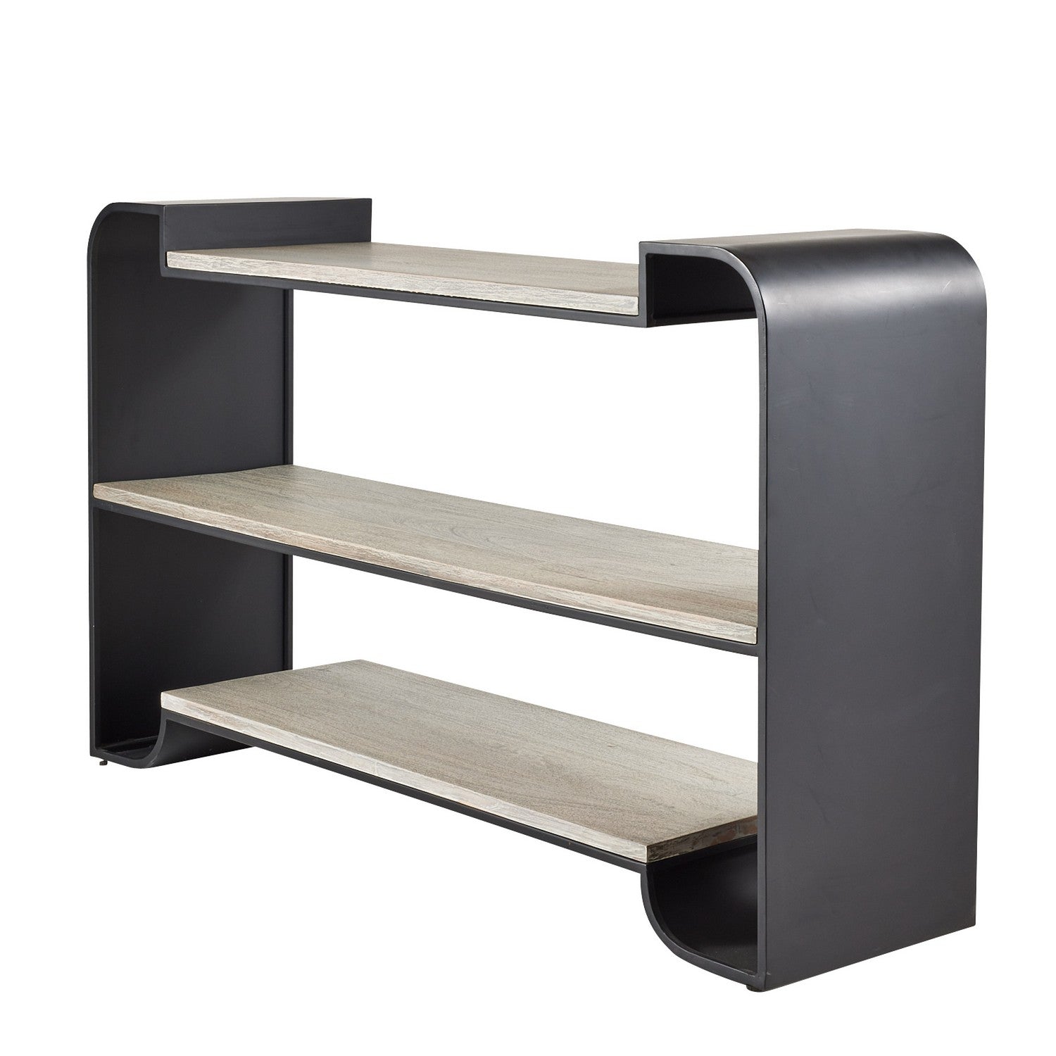 Bookshelf from the Epton collection in Smoke/Blackened Bronze finish