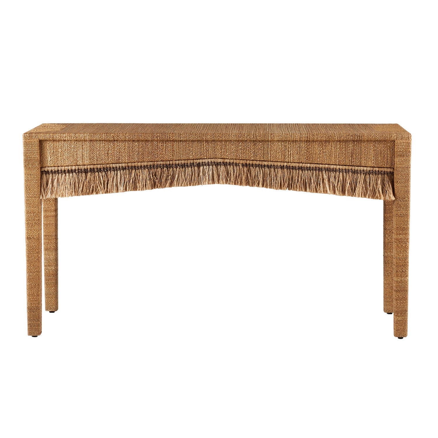 Console from the Kai collection in Natural Abaca finish