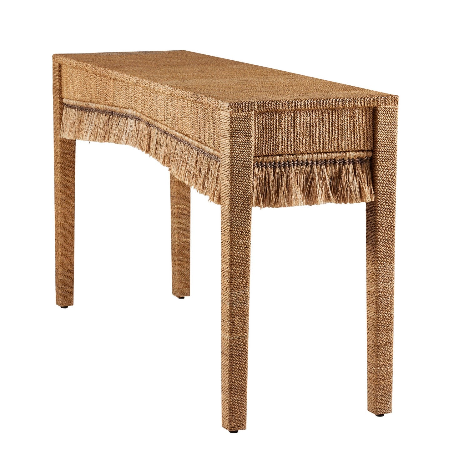 Console from the Kai collection in Natural Abaca finish