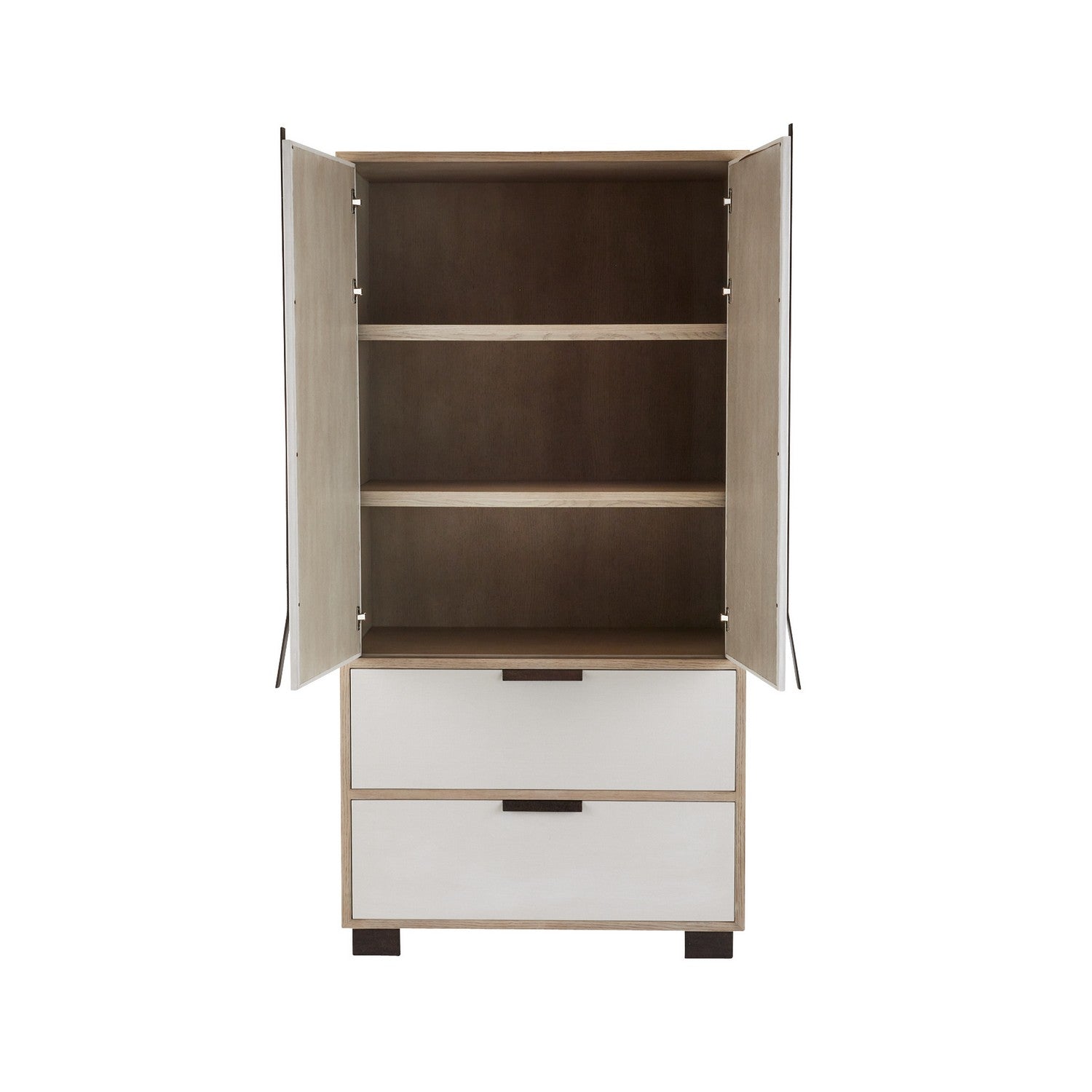 Cabinet from the Dorsey collection in Beige/Smoke/Bronze finish