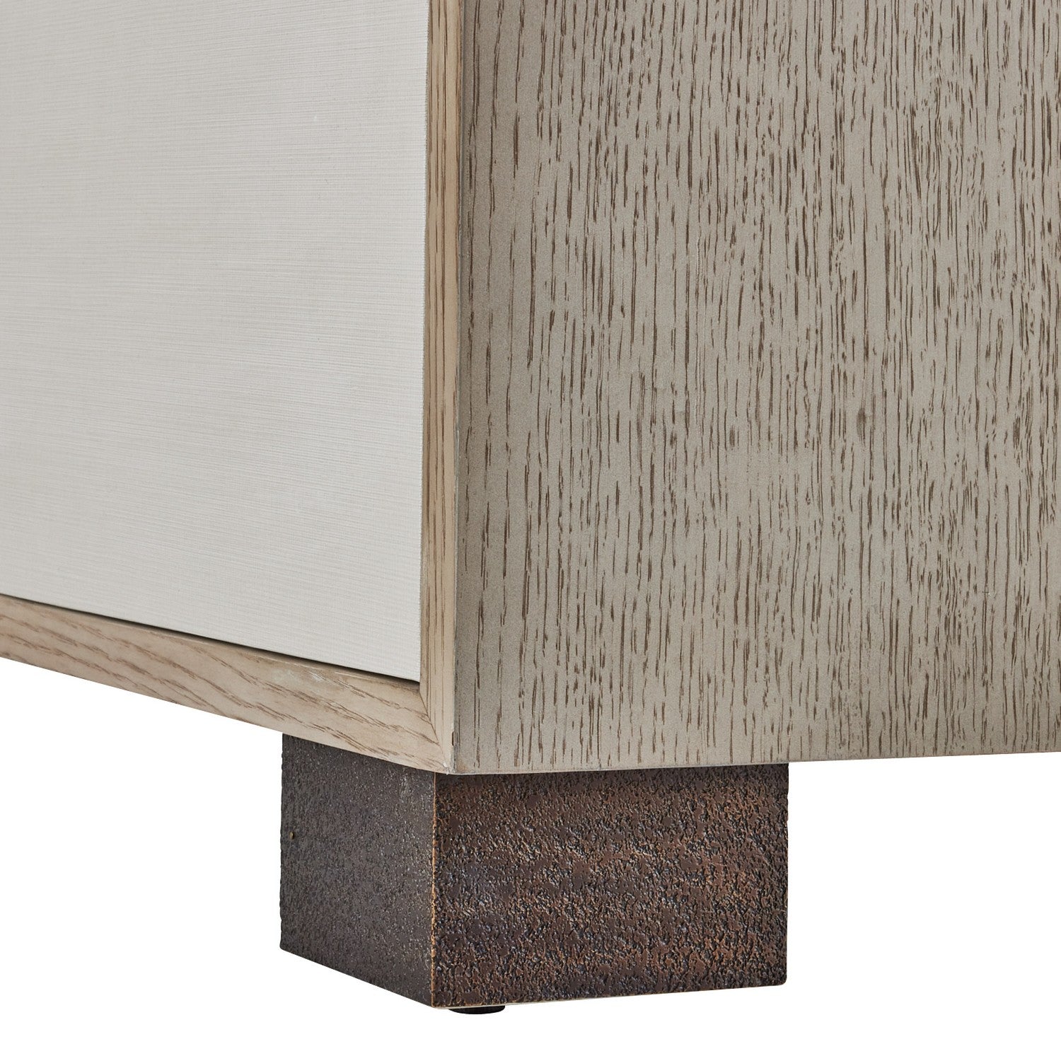 Cabinet from the Dorsey collection in Beige/Smoke/Bronze finish