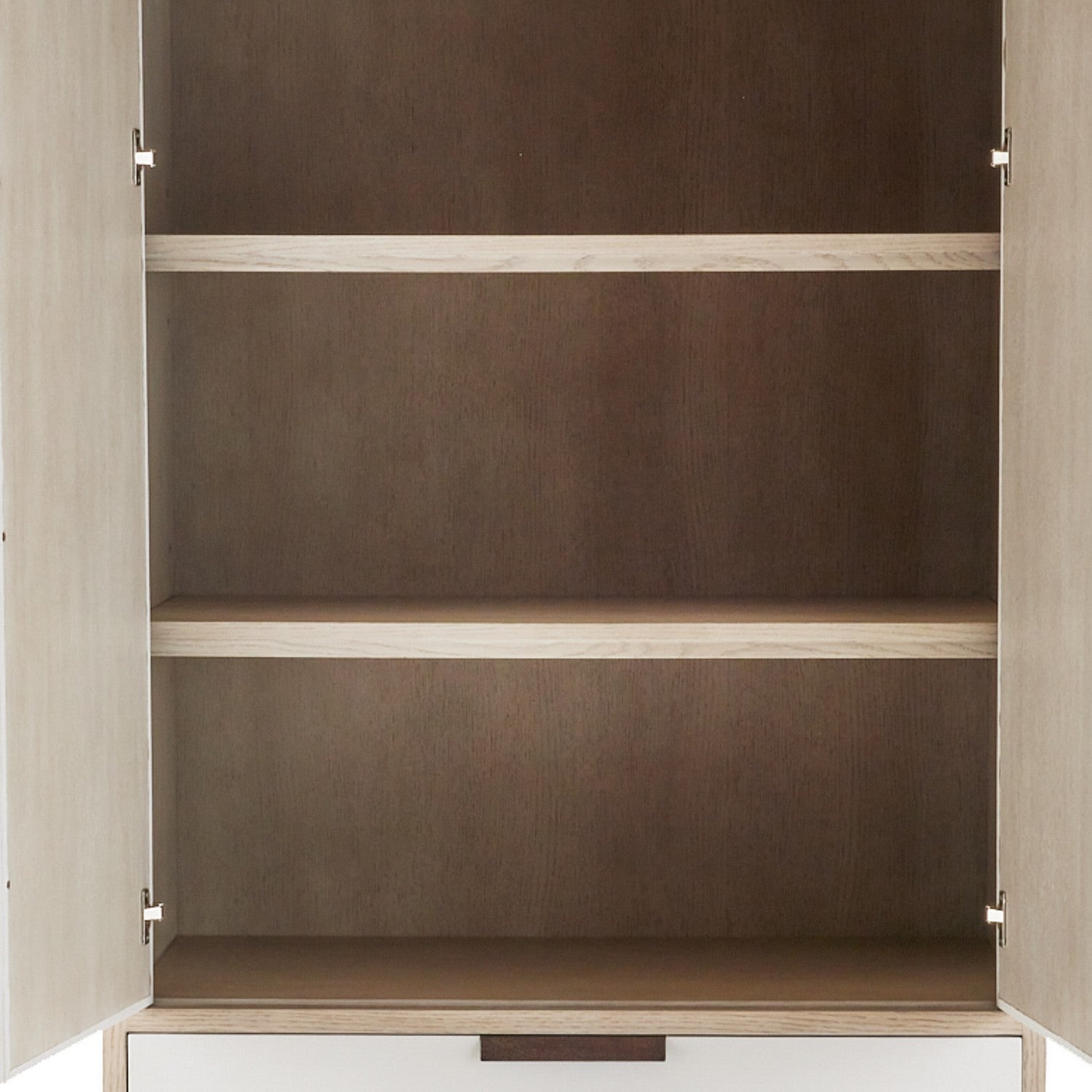 Cabinet from the Dorsey collection in Beige/Smoke/Bronze finish