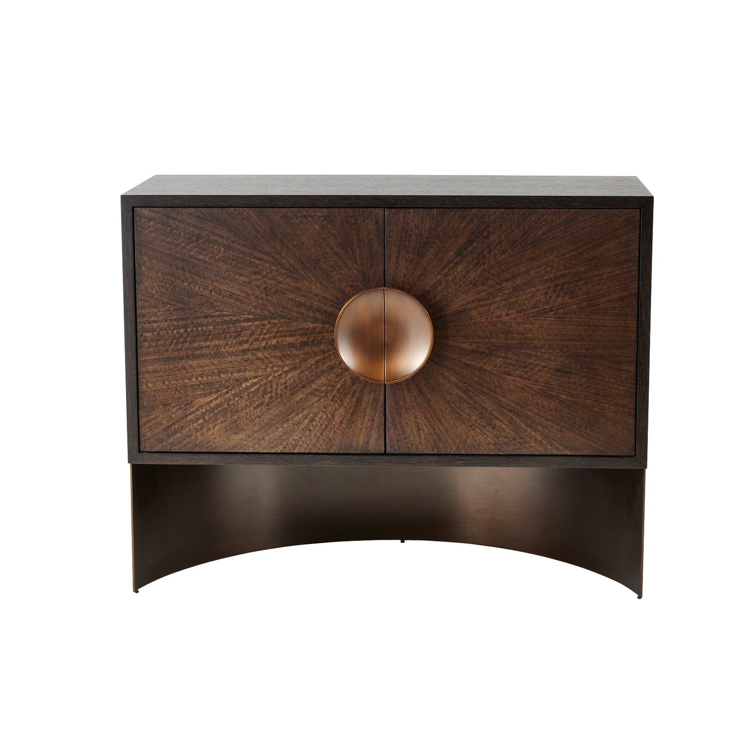 Cabinet from the John collection in Brindle/Sable/Antique Brass finish