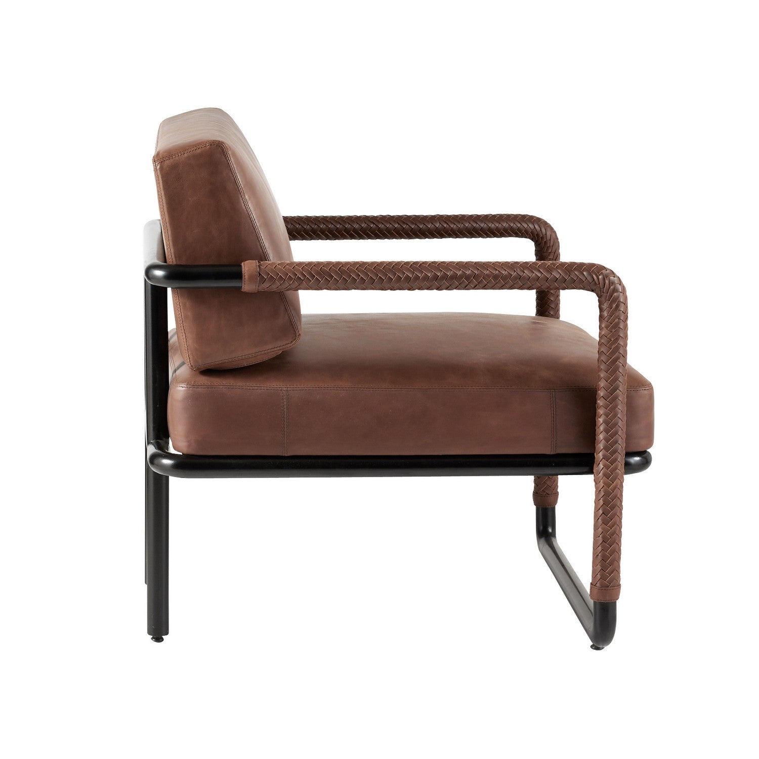 Chair from the Durham collection in Cognac/Blackened Bronze finish