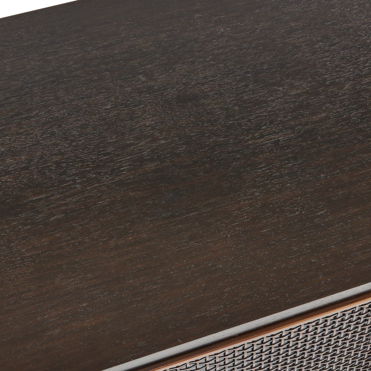 Credenza from the Demi collection in Ebony/Antique Brass/Ebony finish