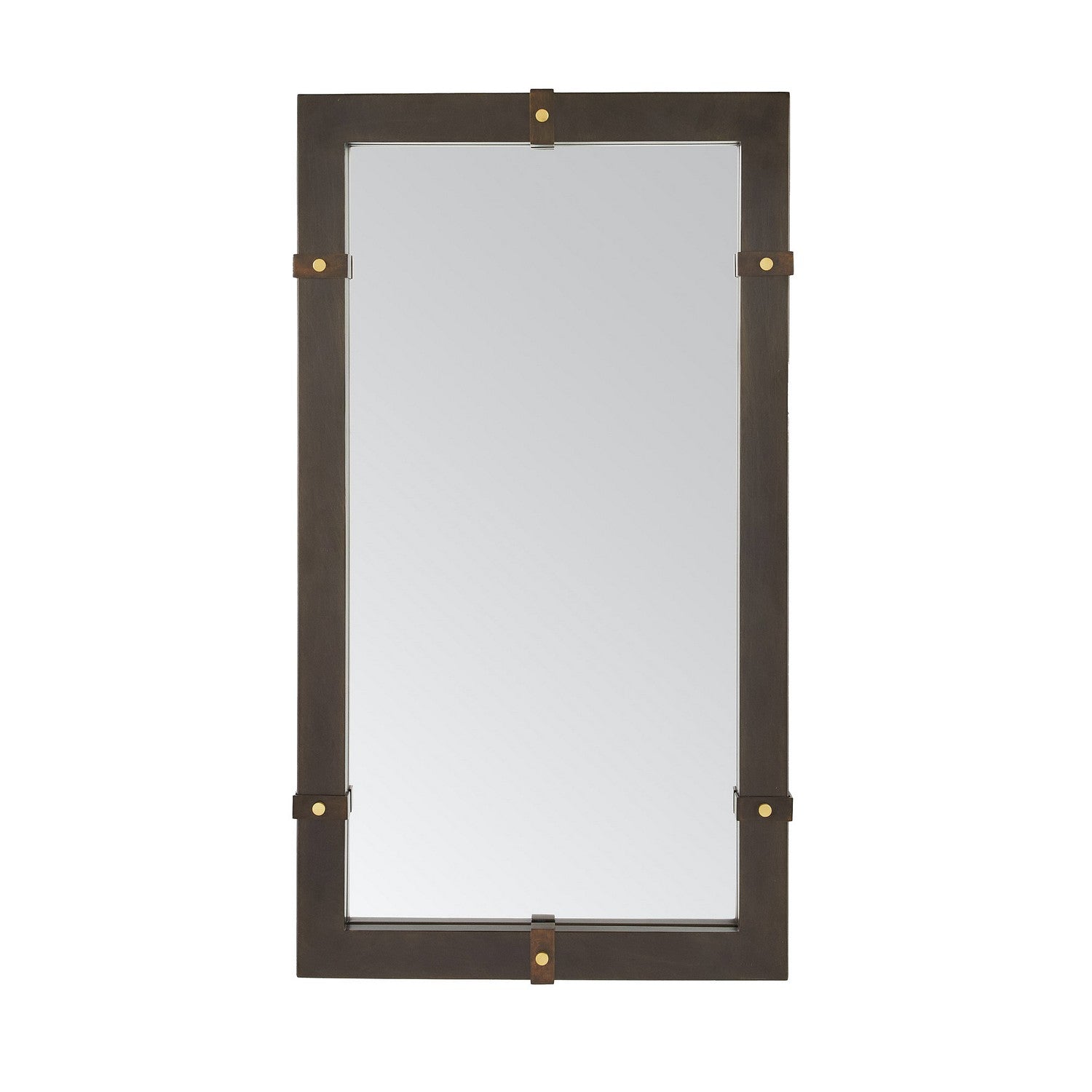 Mirror from the Cambridge collection in English Bronze/Antique Brass/Plain finish