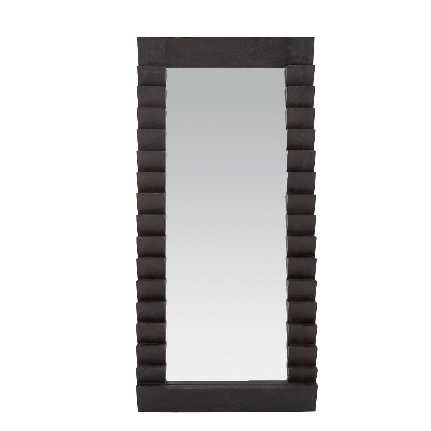 Floor Mirror from the Elkins collection in Ebony/Plain finish