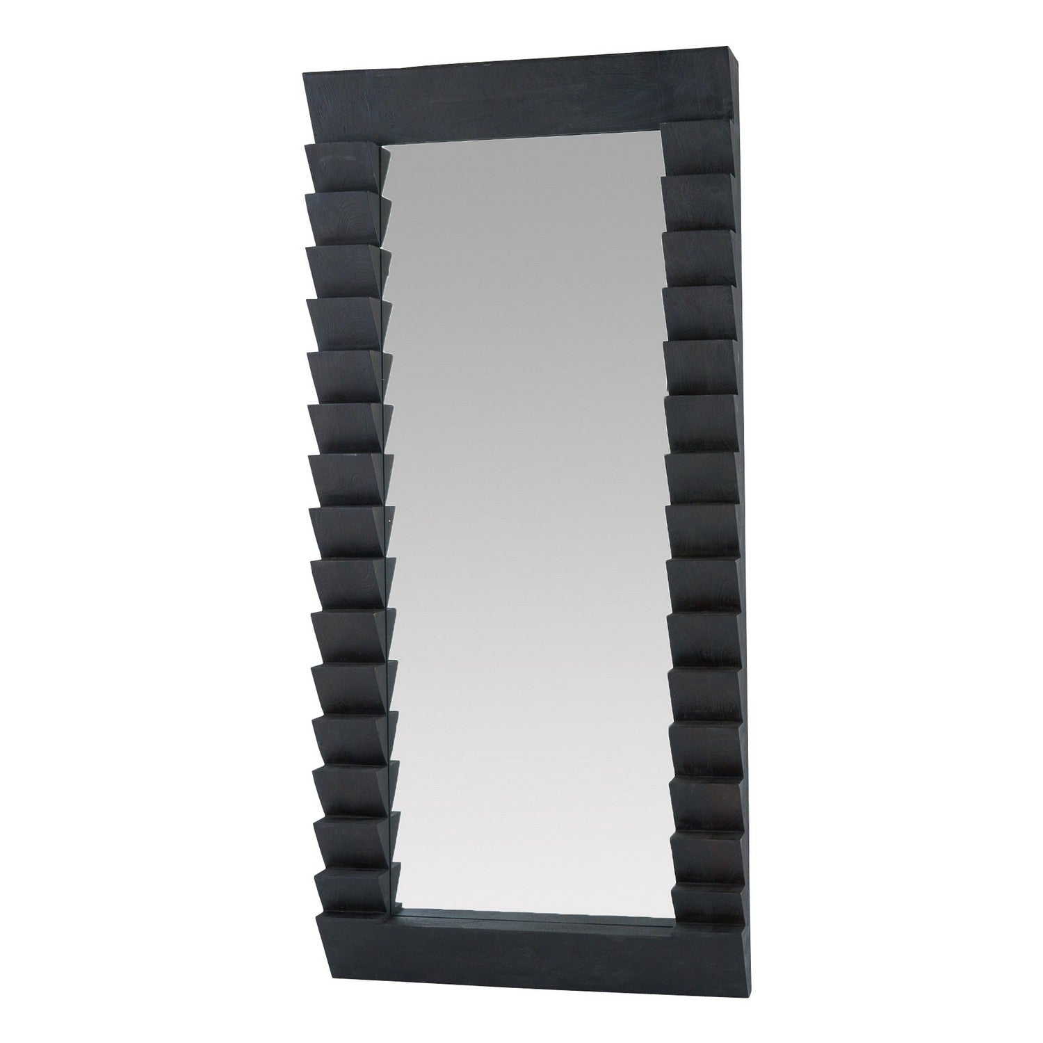 Floor Mirror from the Elkins collection in Ebony/Plain finish