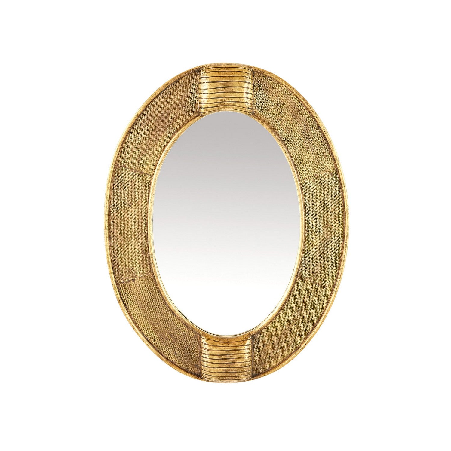 Mirror from the Eagan collection in Antique Brass/Plain finish