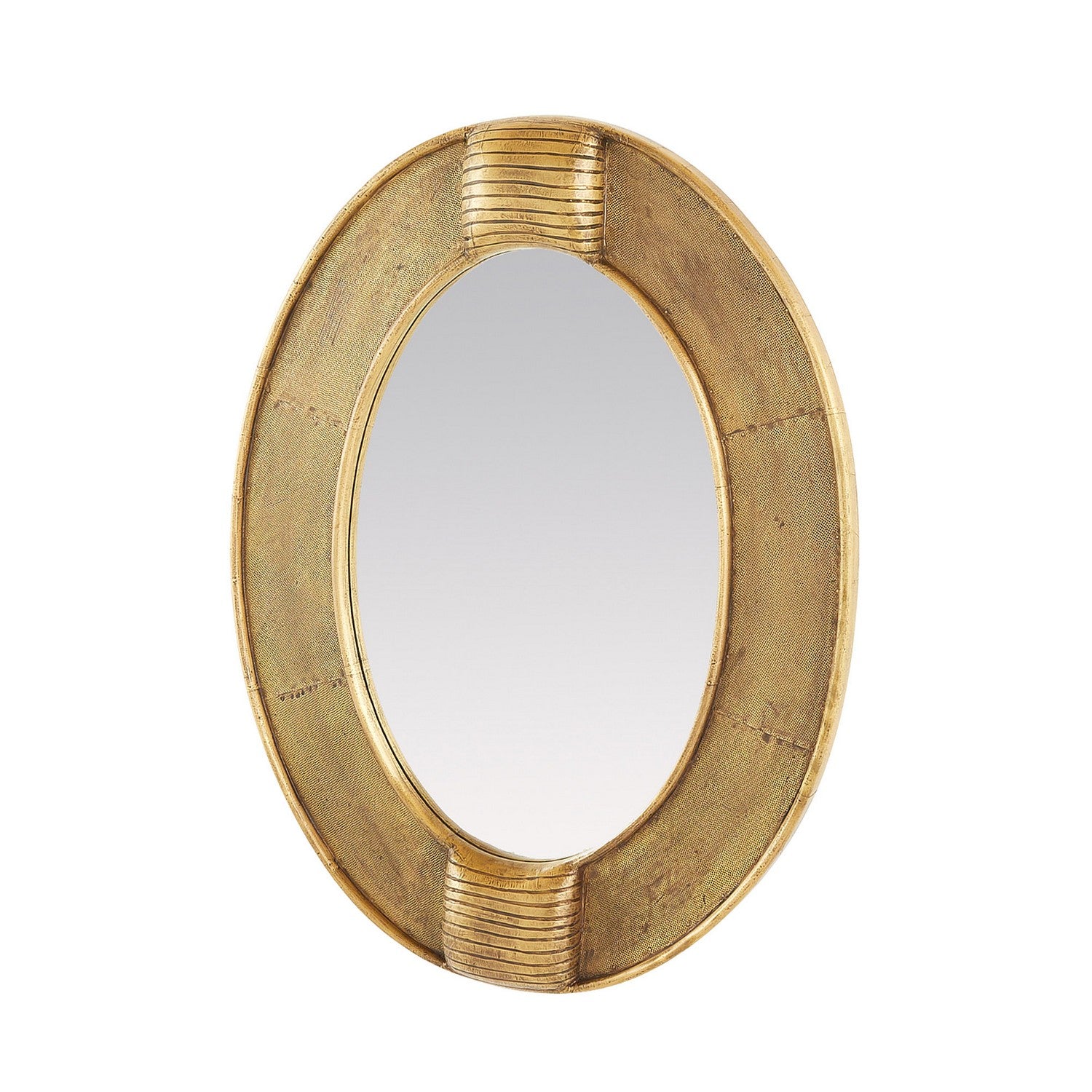 Mirror from the Eagan collection in Antique Brass/Plain finish