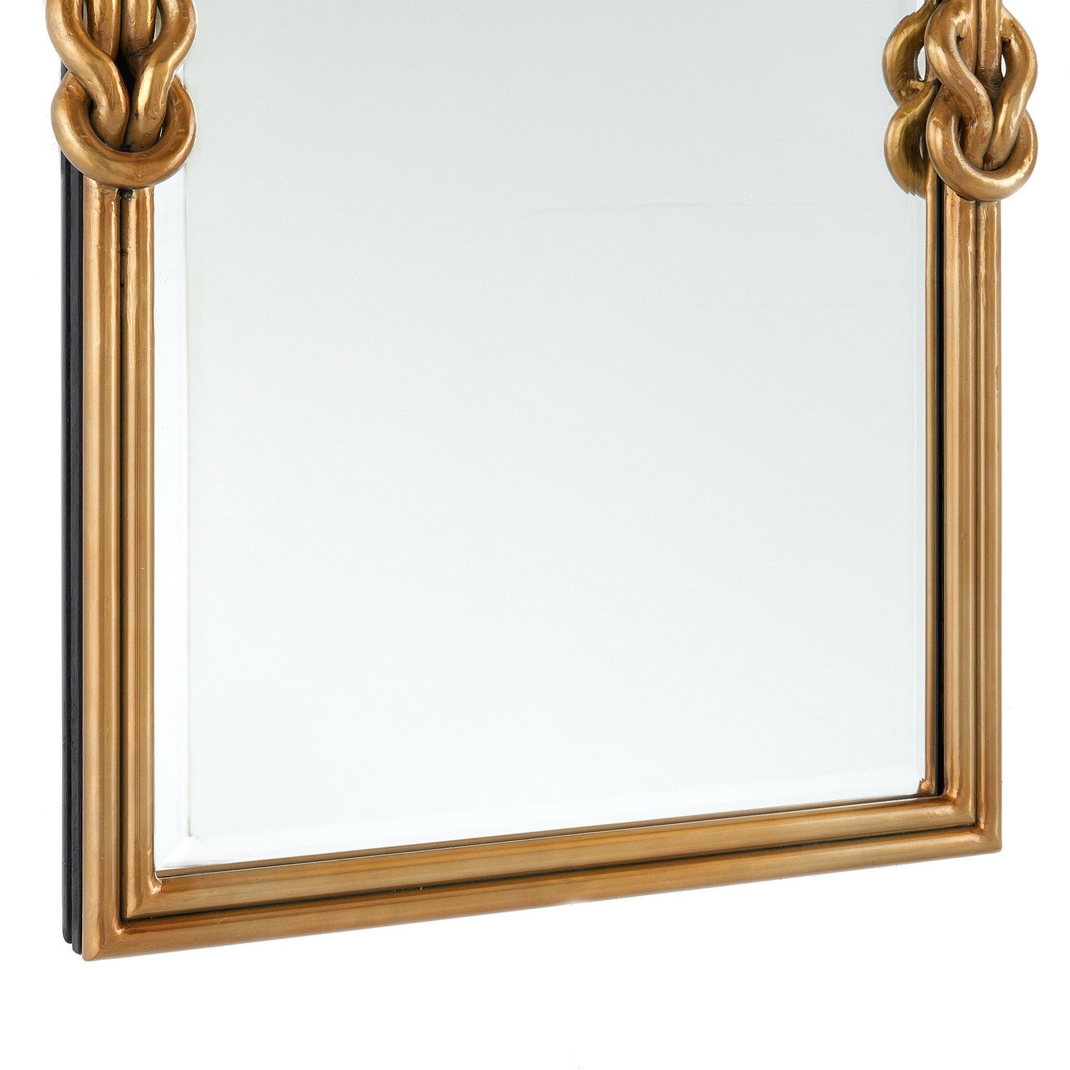 Mirror from the Carruth collection in Antique Brass/Plain finish