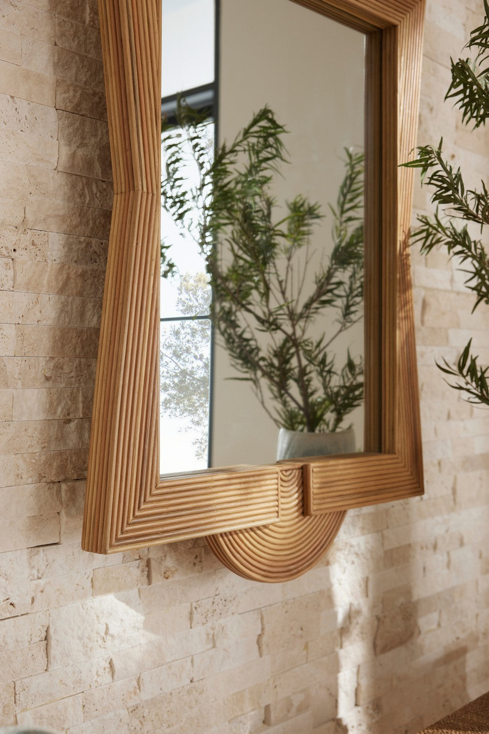 Mirror from the Cypress collection in Natural/Plain finish