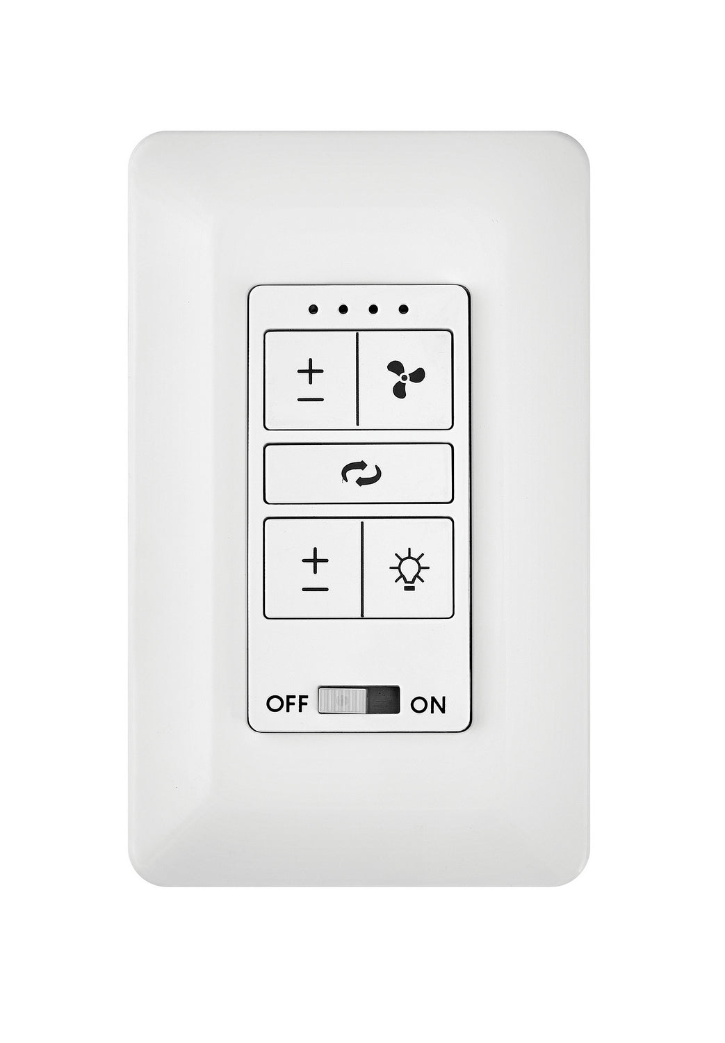 Hinkley - 980001FWH - Wall Control - Wall Control 4 Speed Dc - White