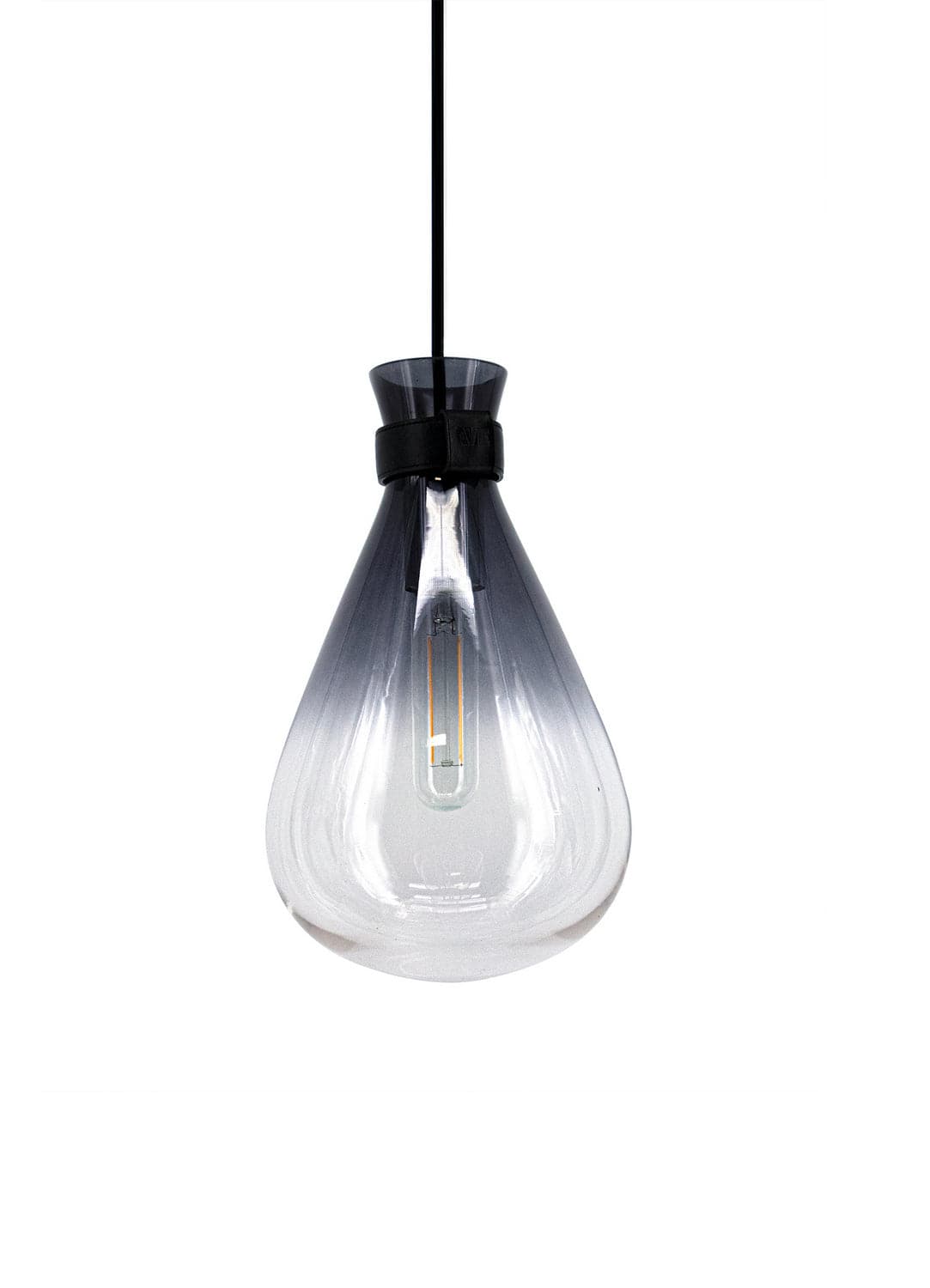 Avenue Lighting - HF8188-BLK - Pendant - Del Mar - Smoke/Clear