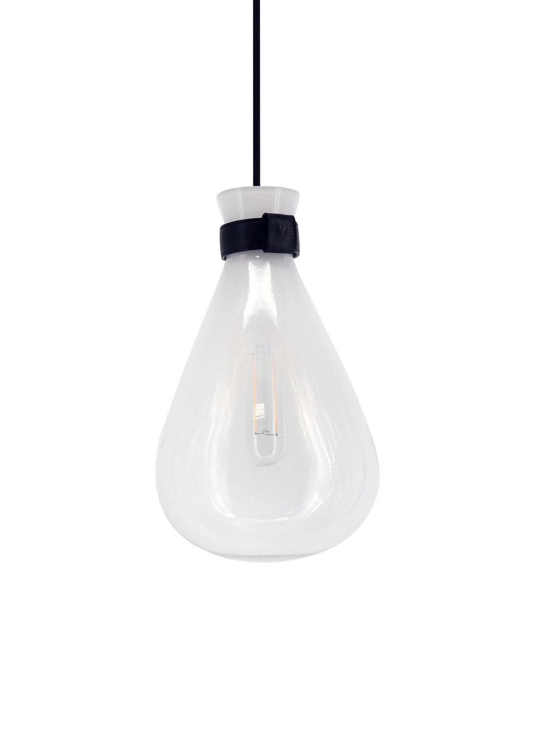 Avenue Lighting - HF8188-WHT - Pendant - Del Mar - White/Clear