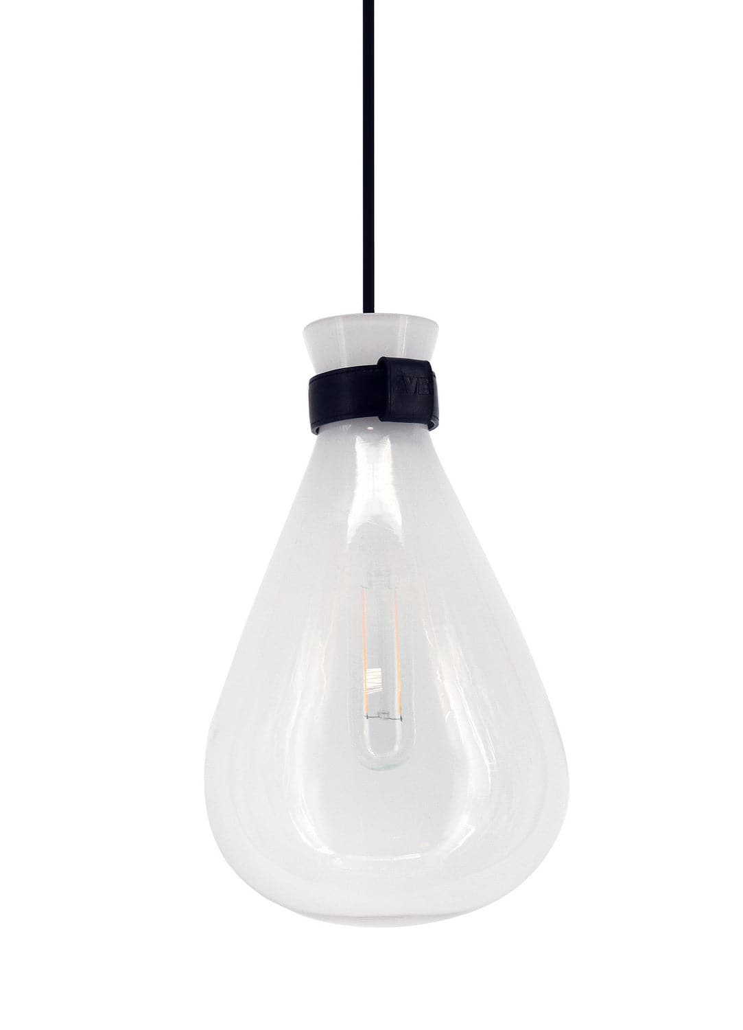 Avenue Lighting - HF8189-WHT - Pendant - Del Mar - White/Clear