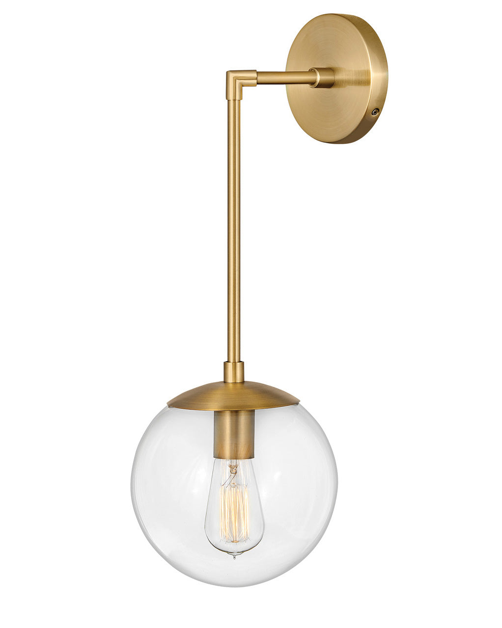 Hinkley - 3742HB - LED Pendant - Warby - Heritage Brass
