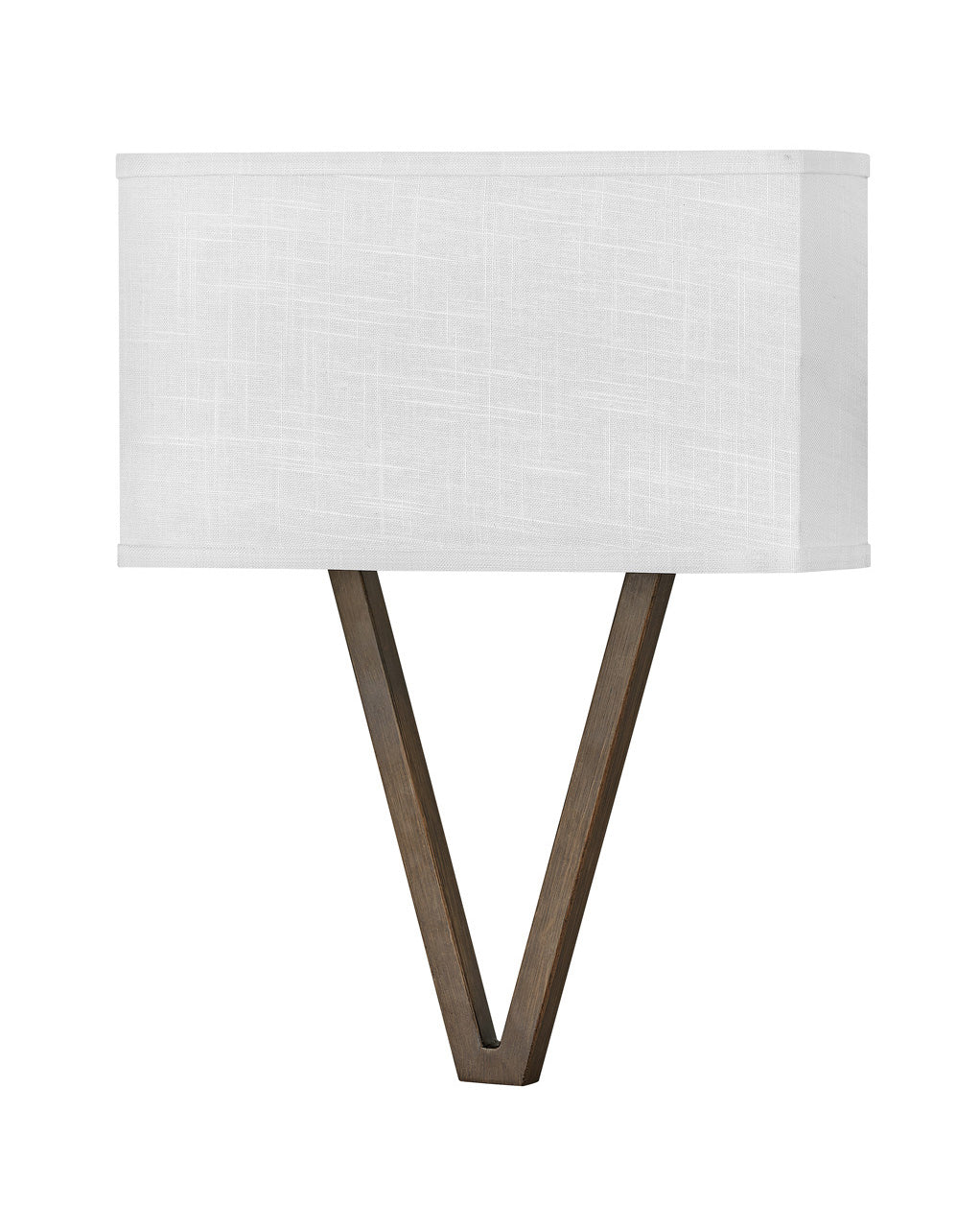 Hinkley - 41504WL - LED Wall Sconce - Vector Off White - Walnut