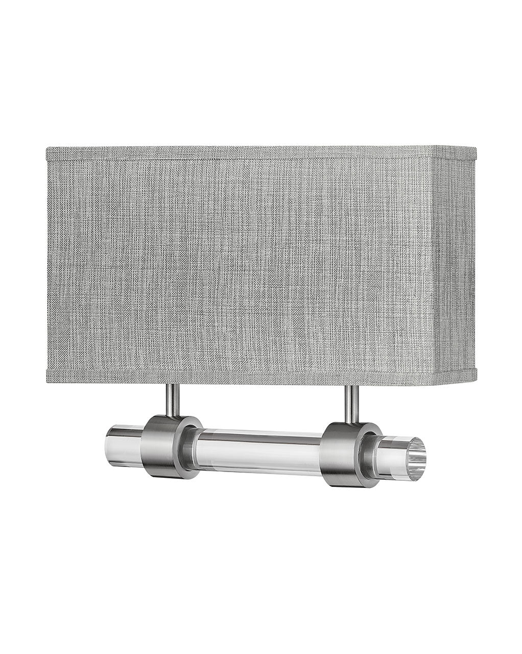 Hinkley - 41603BN - LED Wall Sconce - Luster Heathered Gray - Brushed Nickel