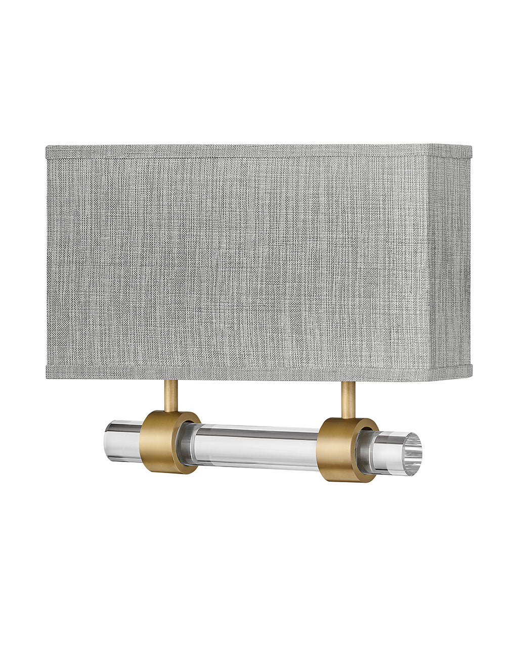 Hinkley - 41603HB - LED Wall Sconce - Luster Heathered Gray - Heritage Brass
